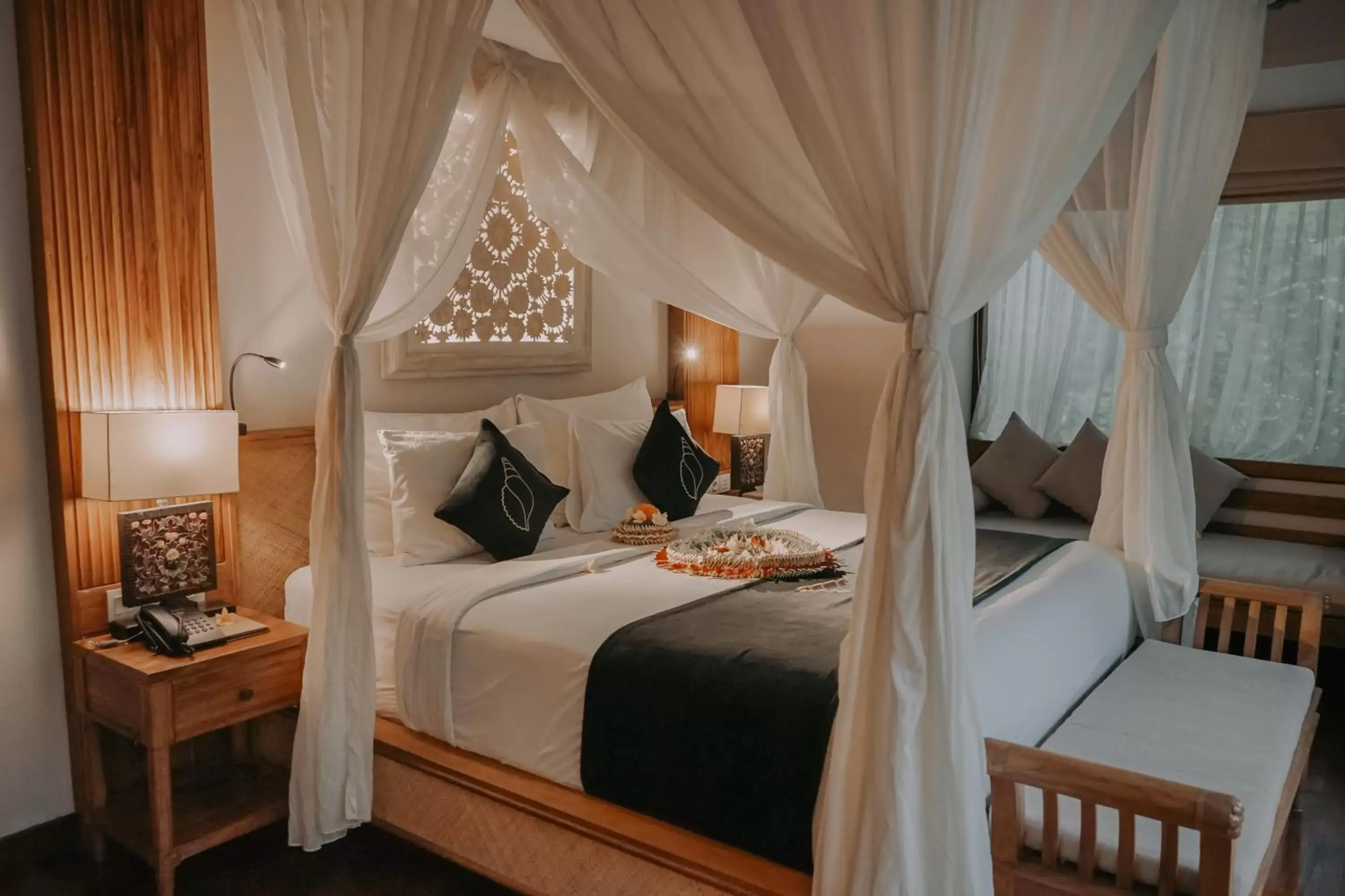 Bed in The Sankara Suites and Villas by Pramana