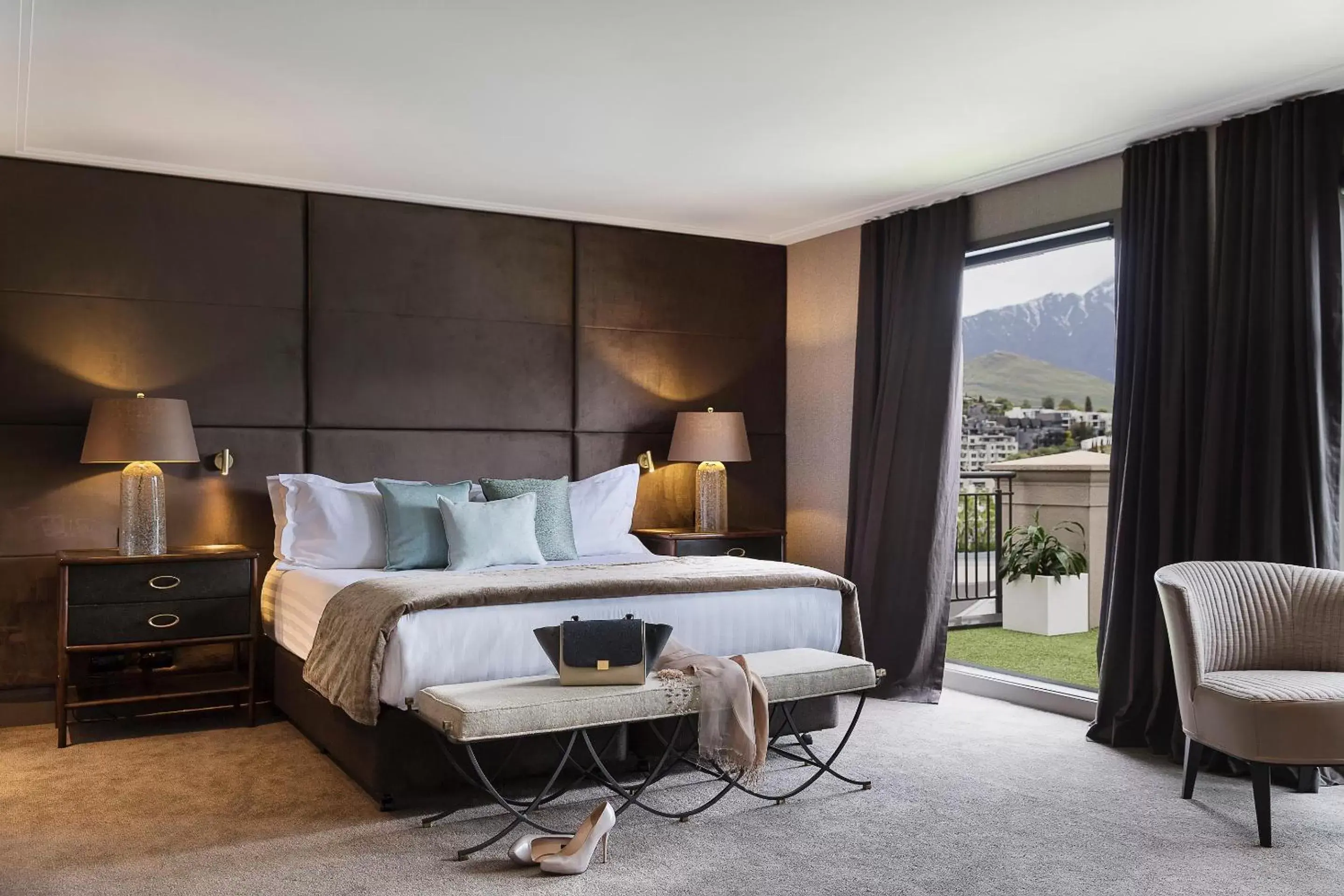 Bedroom, Bed in Sofitel Queenstown Hotel & Spa