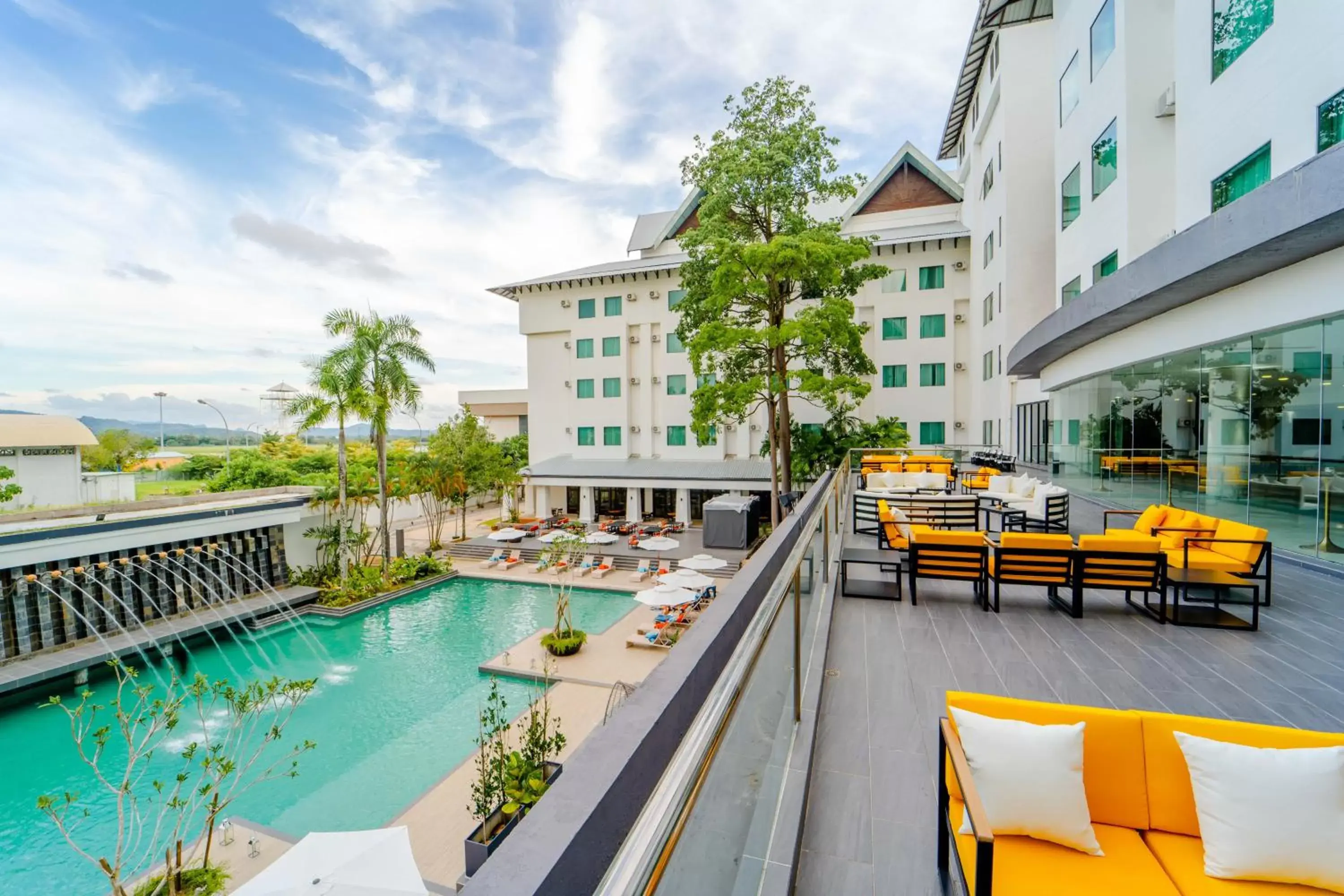 Pool view in Wings by Croske Resort Langkawi Pool view in Wings by Croske Resort Langkawi