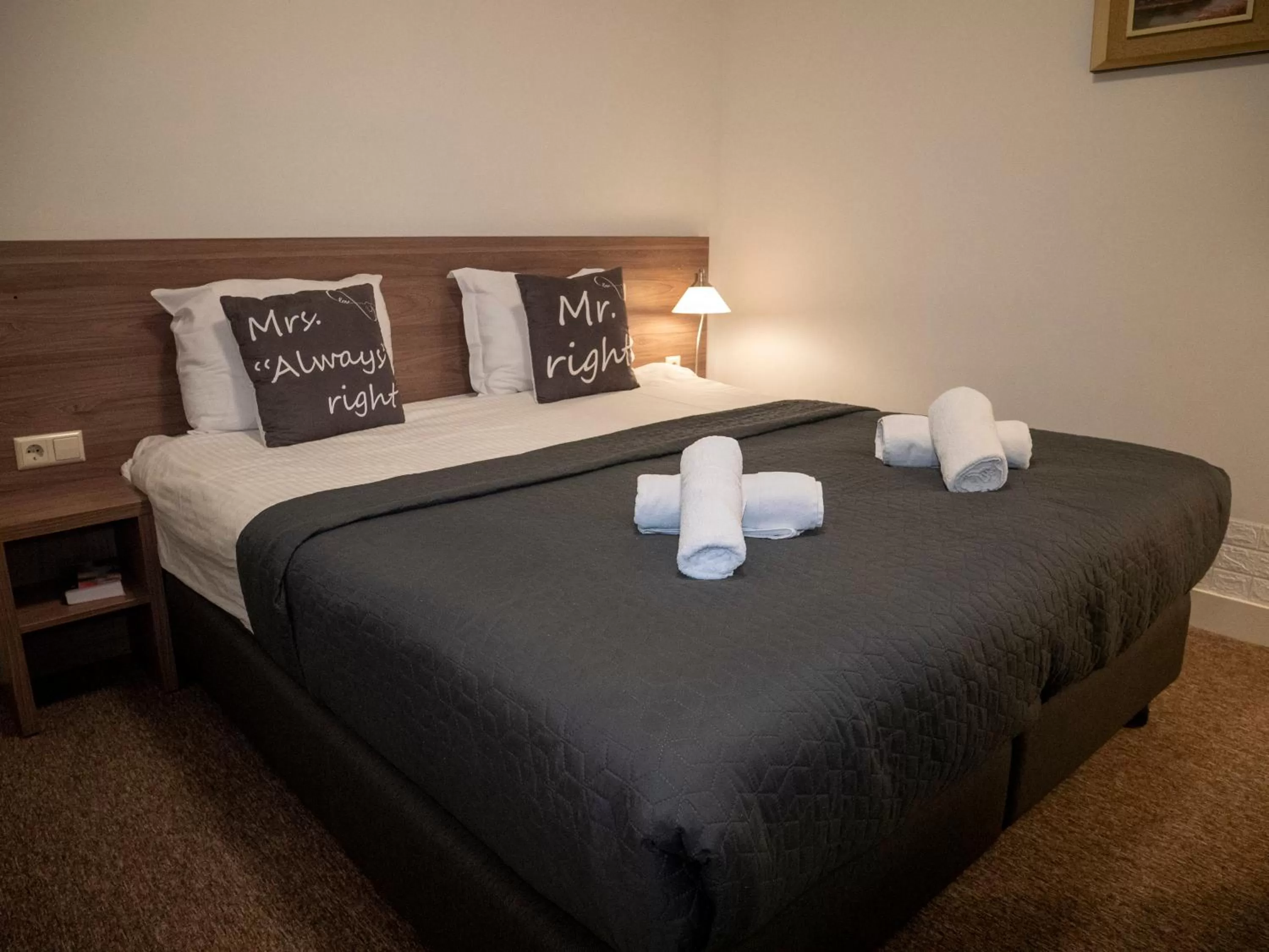 Bed in Hotel Hague Center