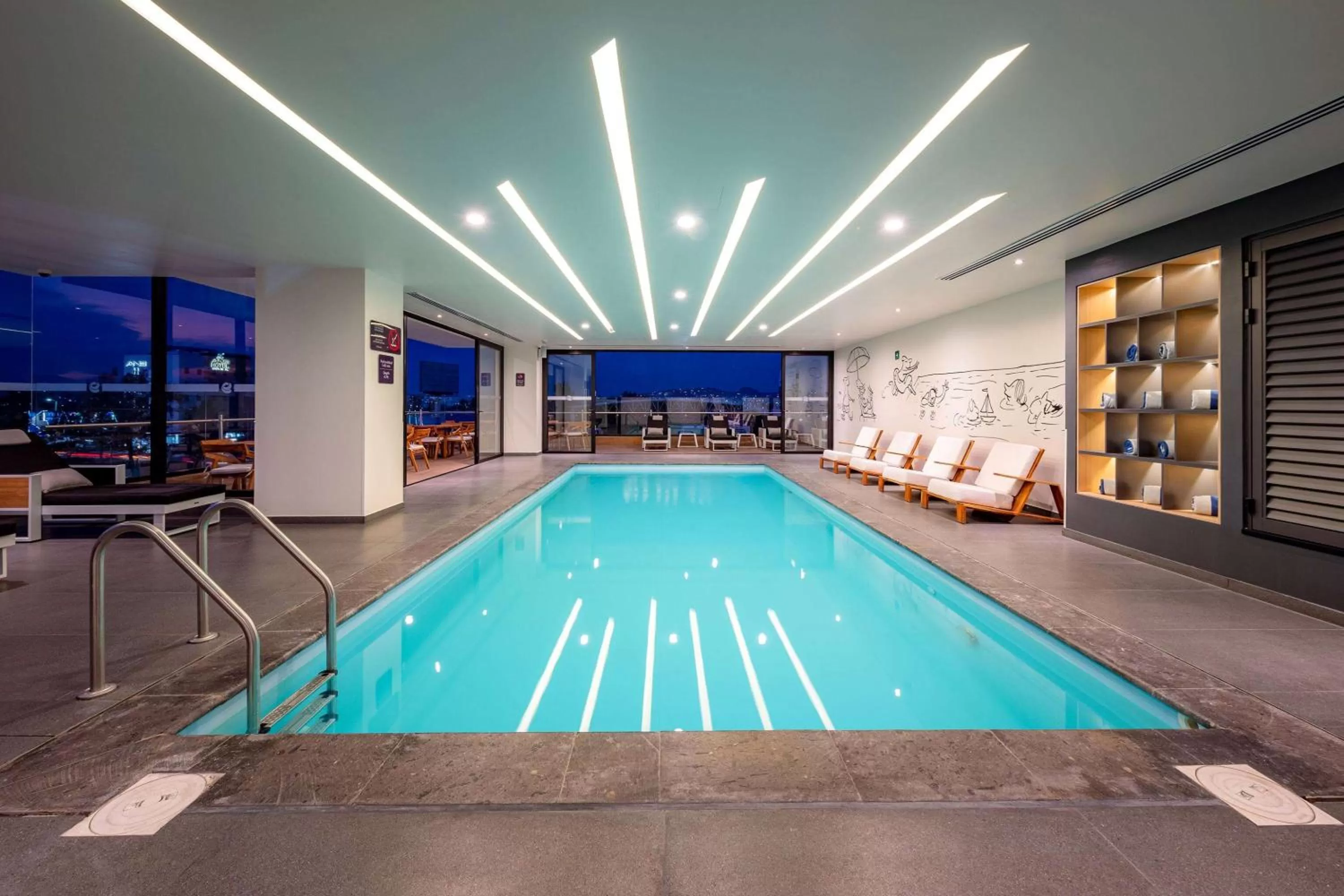 Pool view in Ramada Encore by Wyndham Guadalajara Aeropuerto