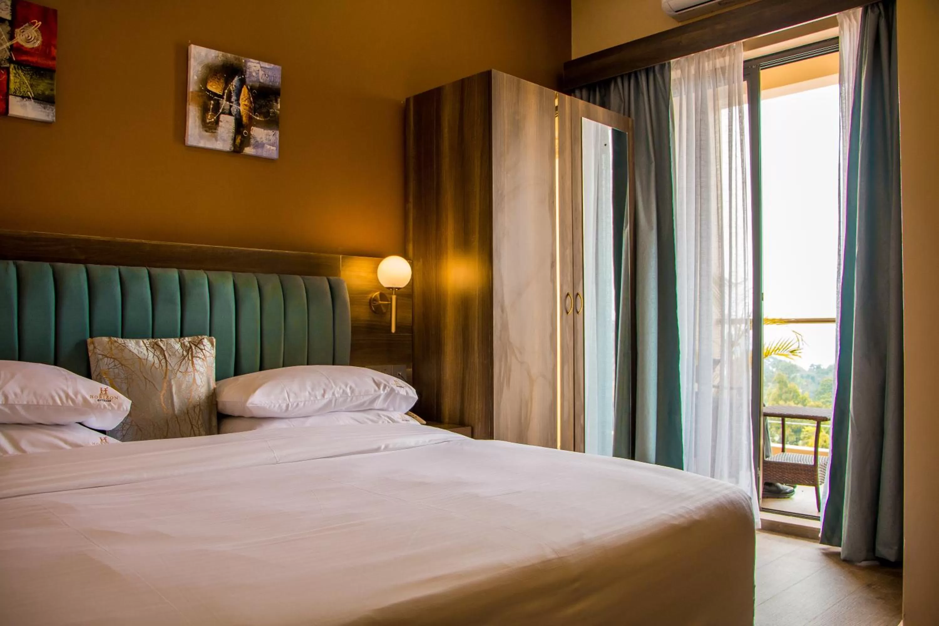 Bed in Hotel Horizon Entebbe