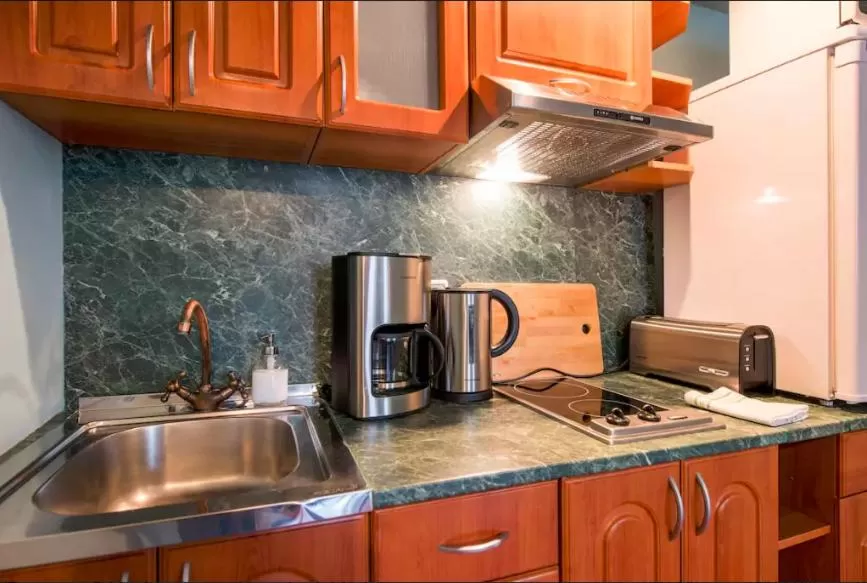 Kitchen or kitchenette in Tallinn City Apartments Residence