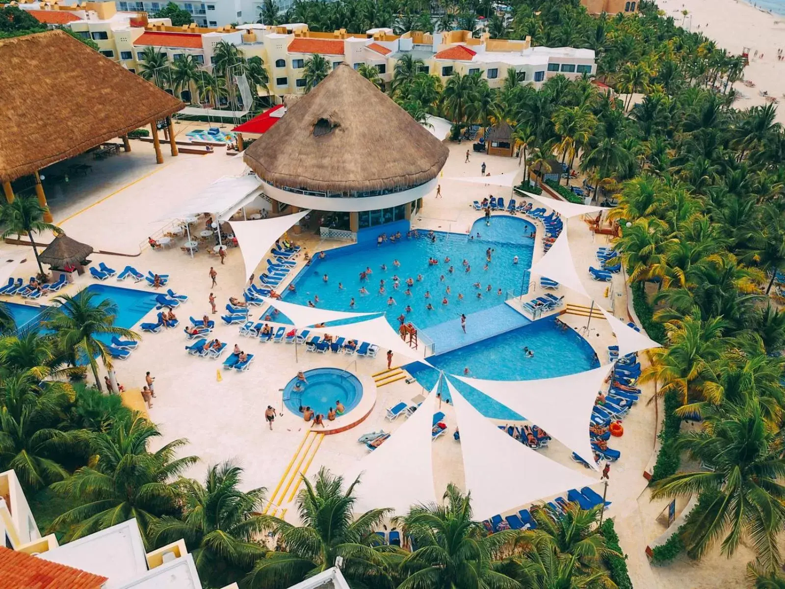 Swimming pool in Viva Maya by Wyndham, A Trademark All Inclusive Resort Swimming pool in Viva Maya by Wyndham, A Trademark All Inclusive Resort