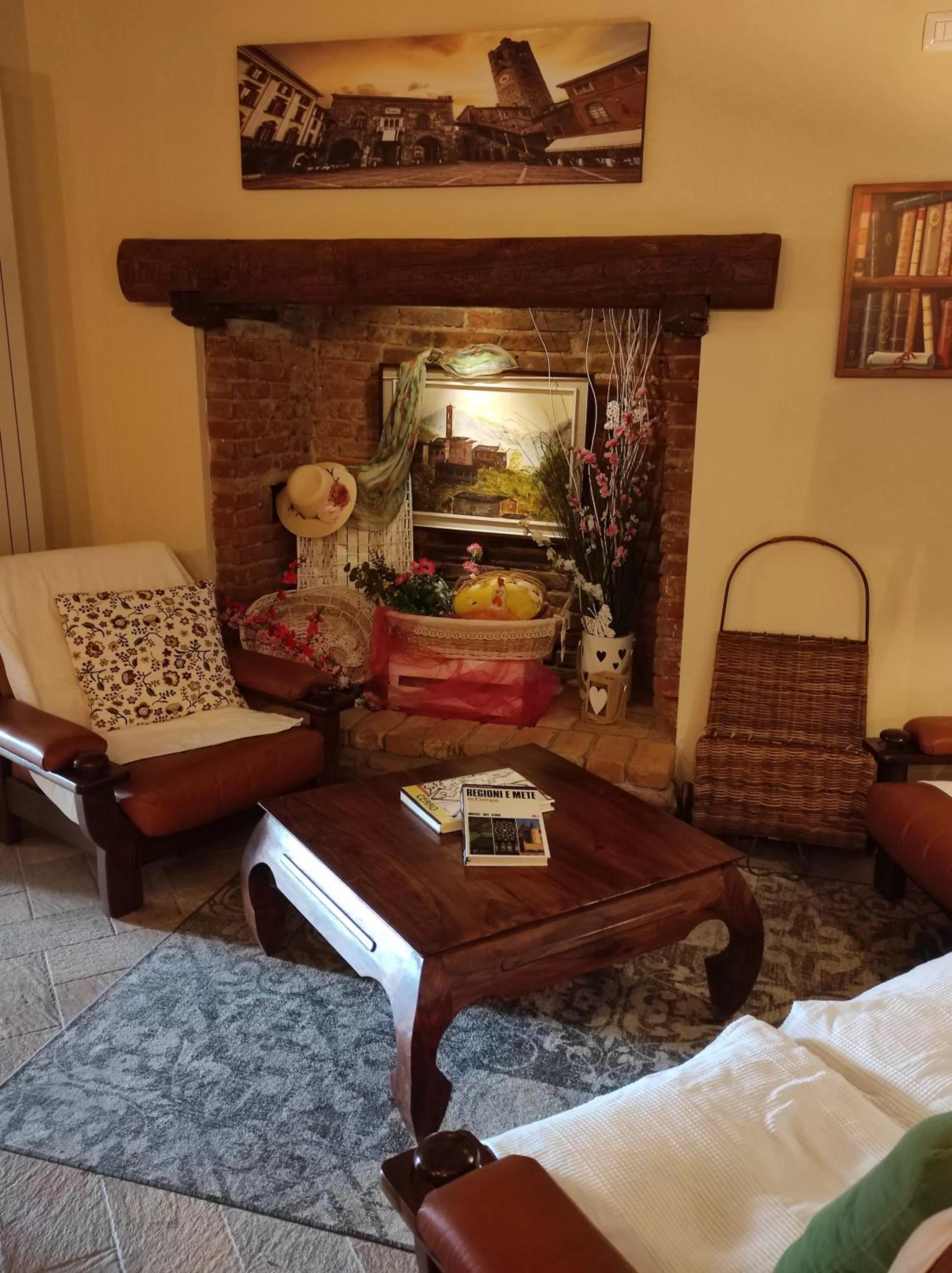 Seating area in Le vigne sull’Adda