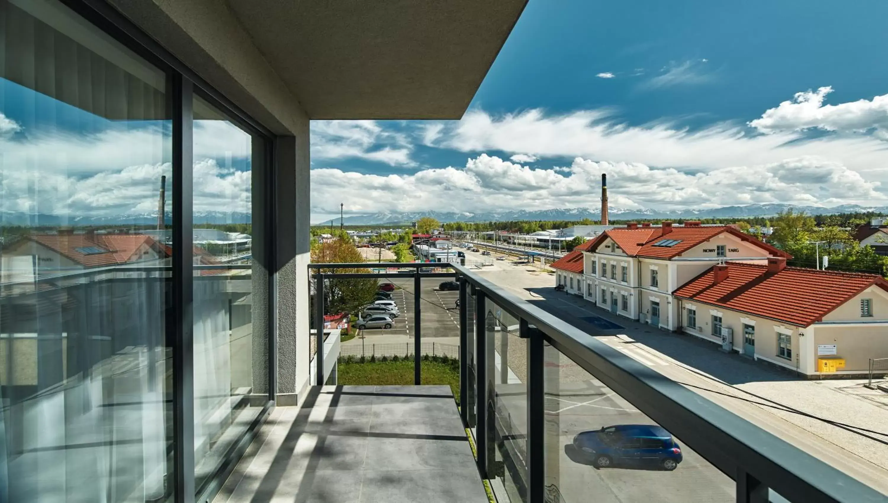 Street view, Balcony/Terrace in ibis Styles Nowy Targ