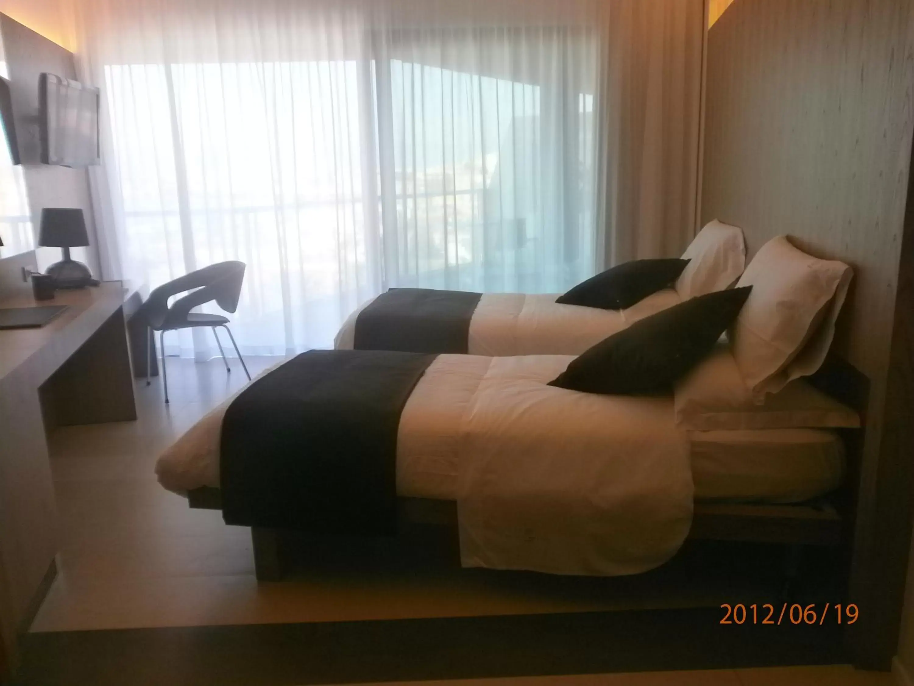 Bed in Eolian Milazzo Hotel