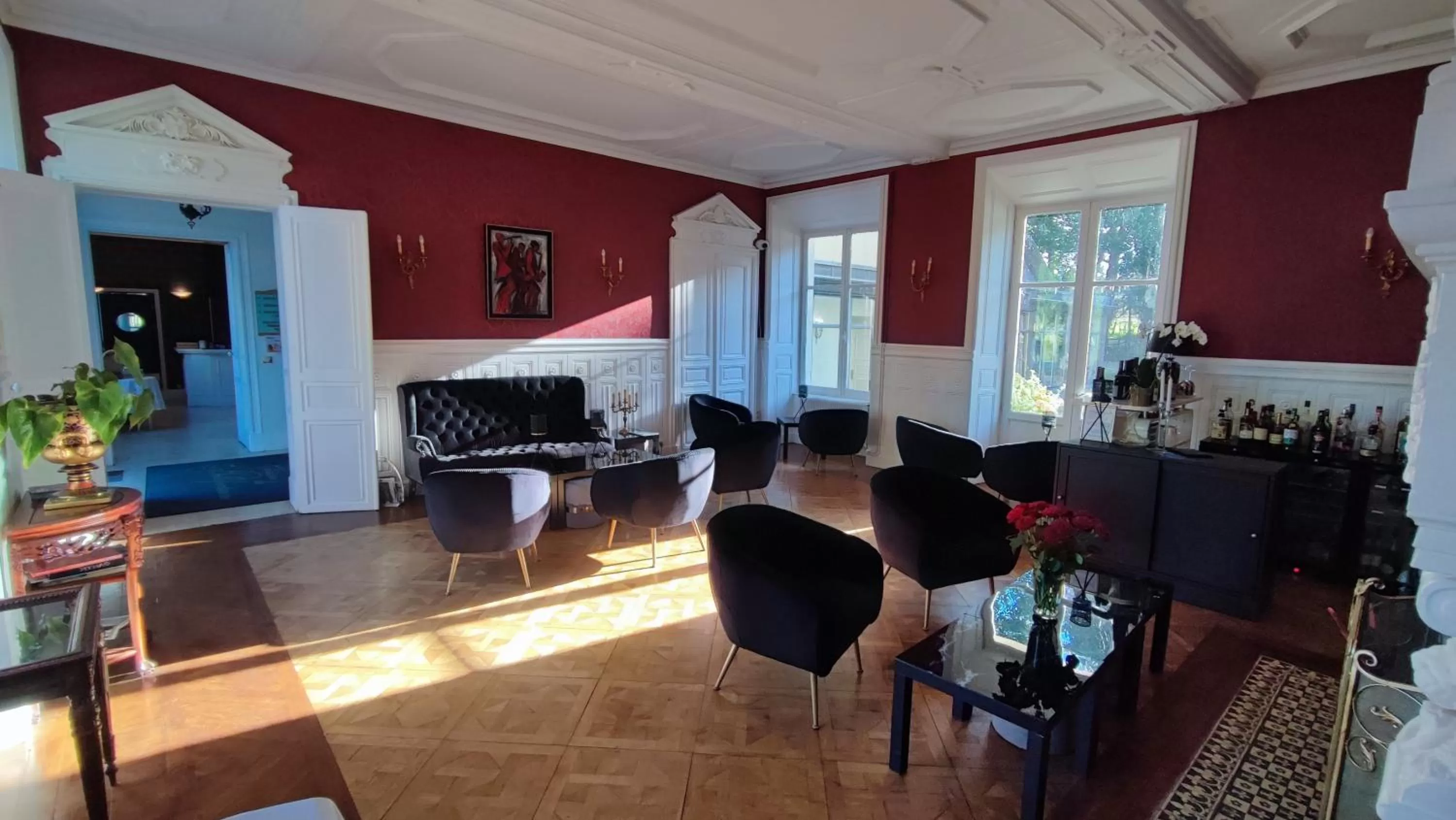 Lounge or bar in Château de Bellefontaine - Teritoria