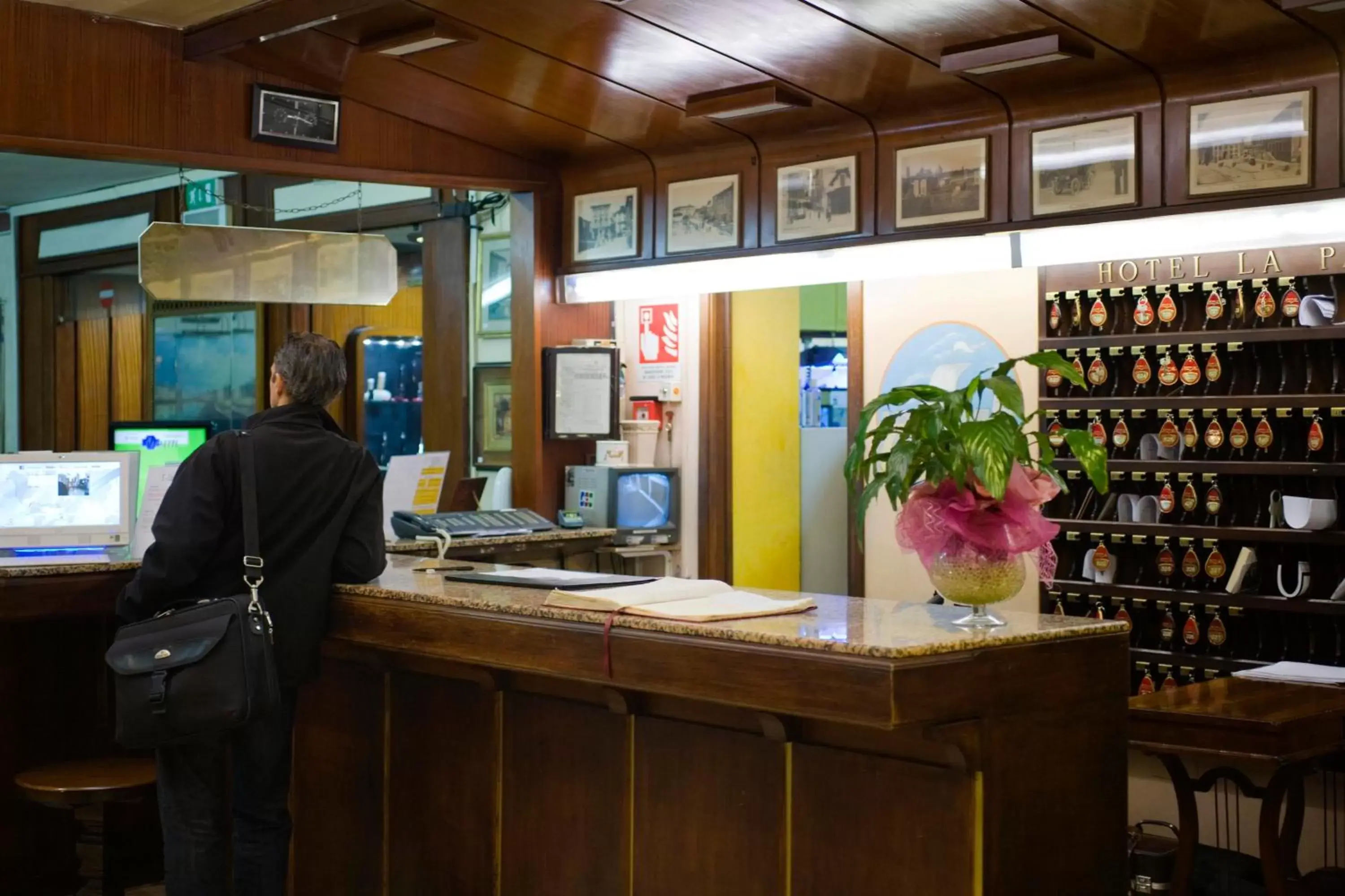 Lobby or reception in Hotel La Pace