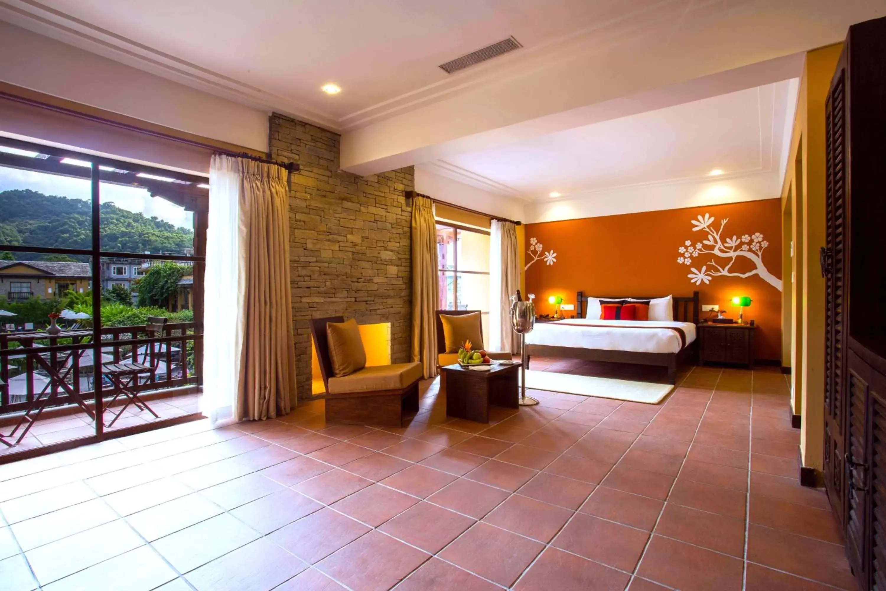 Living room in Temple Tree Resort & Spa