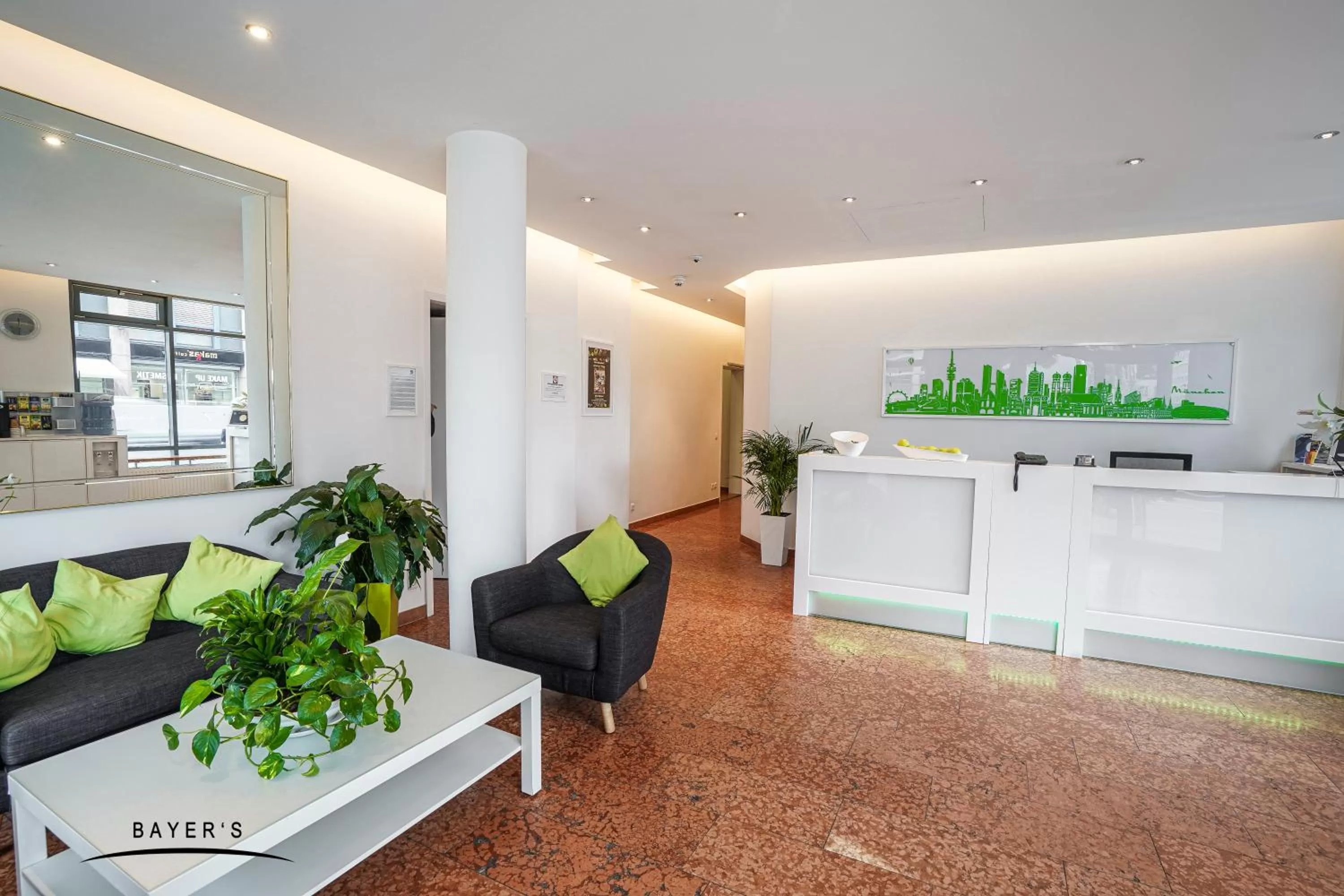Lobby or reception in Bayer's Boardinghouse und Hotel
