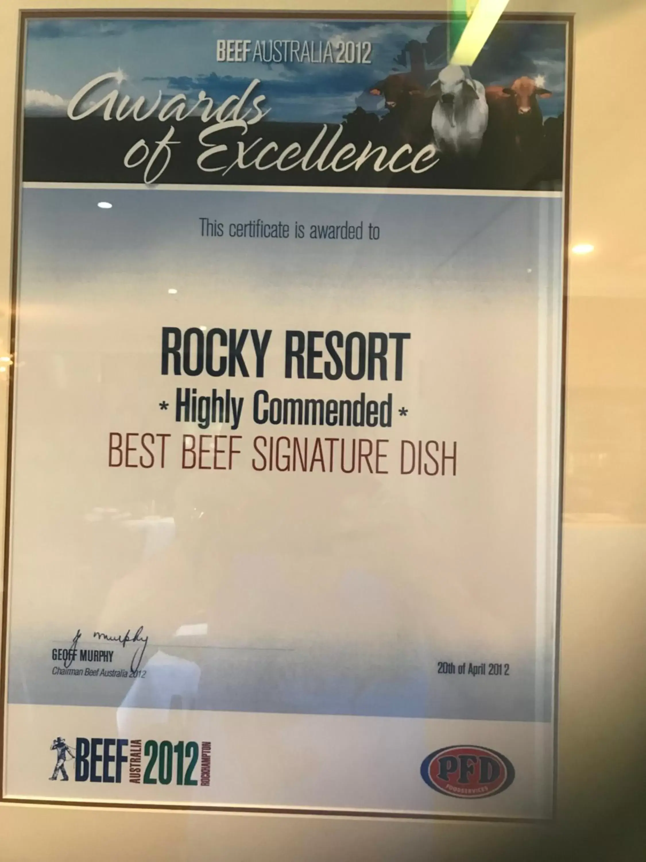 Meals in Rocky Resort Motor Inn