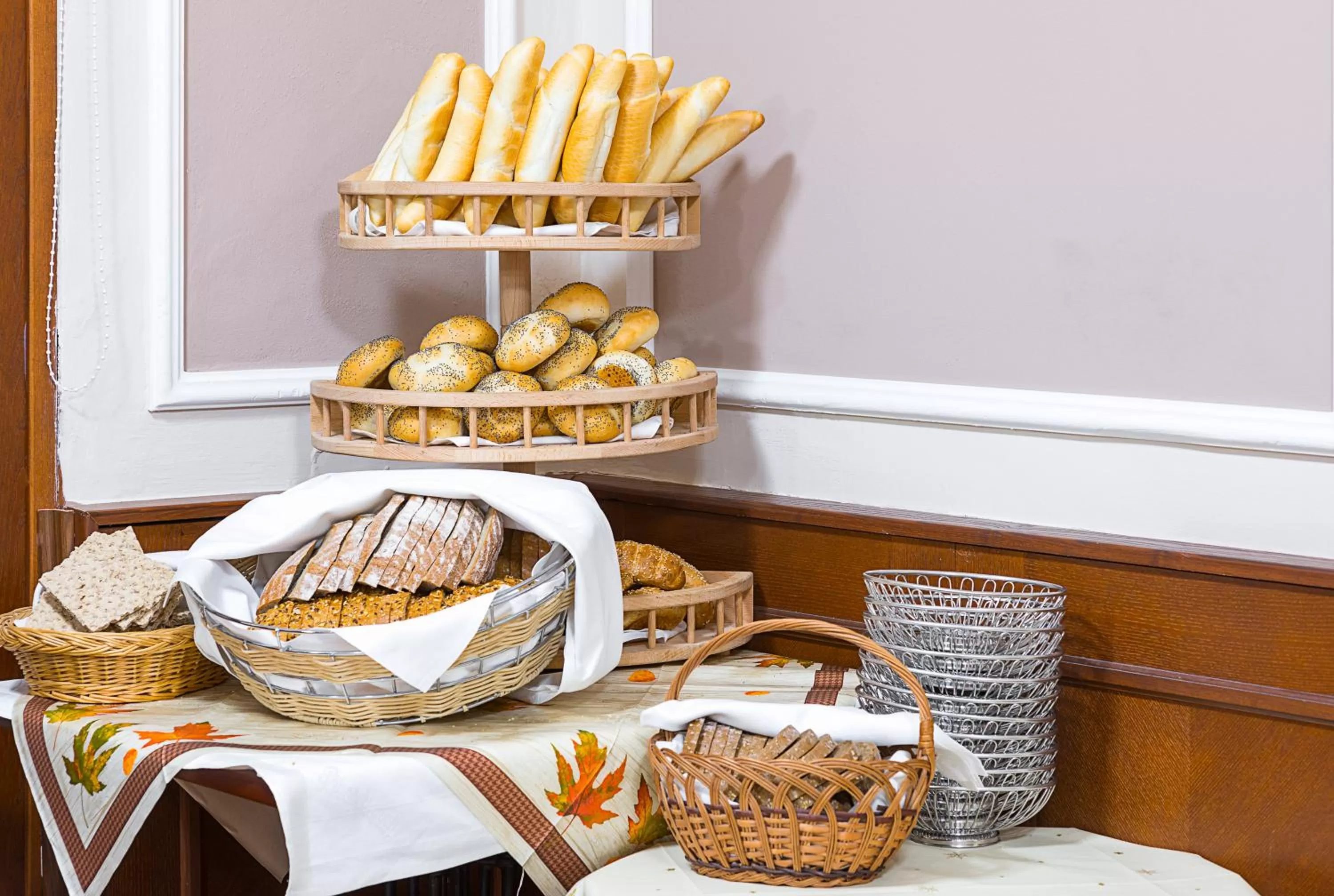 Buffet breakfast in Residence Romanza