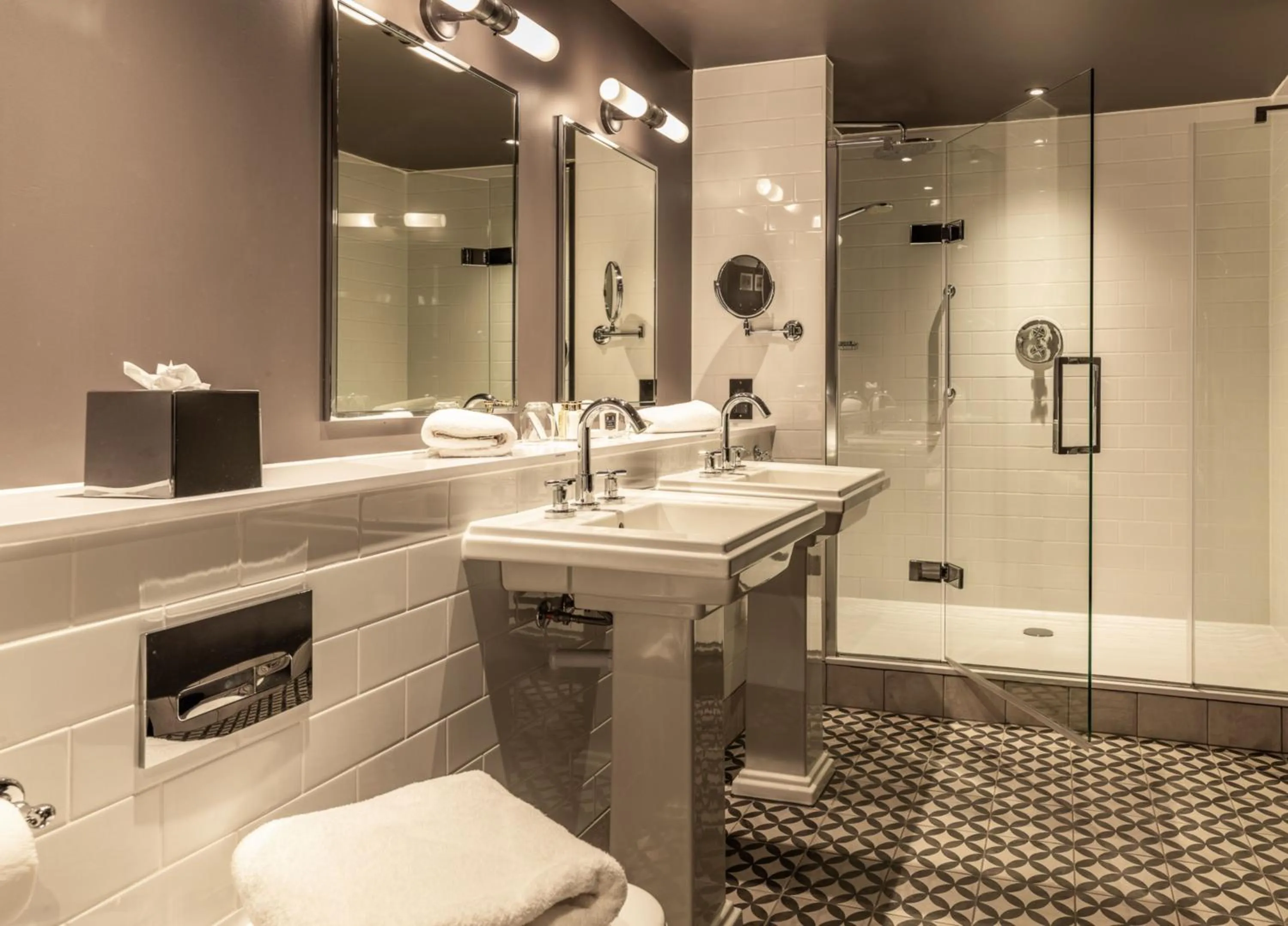 Bathroom in The Lygon Arms - an Iconic Luxury Hotel