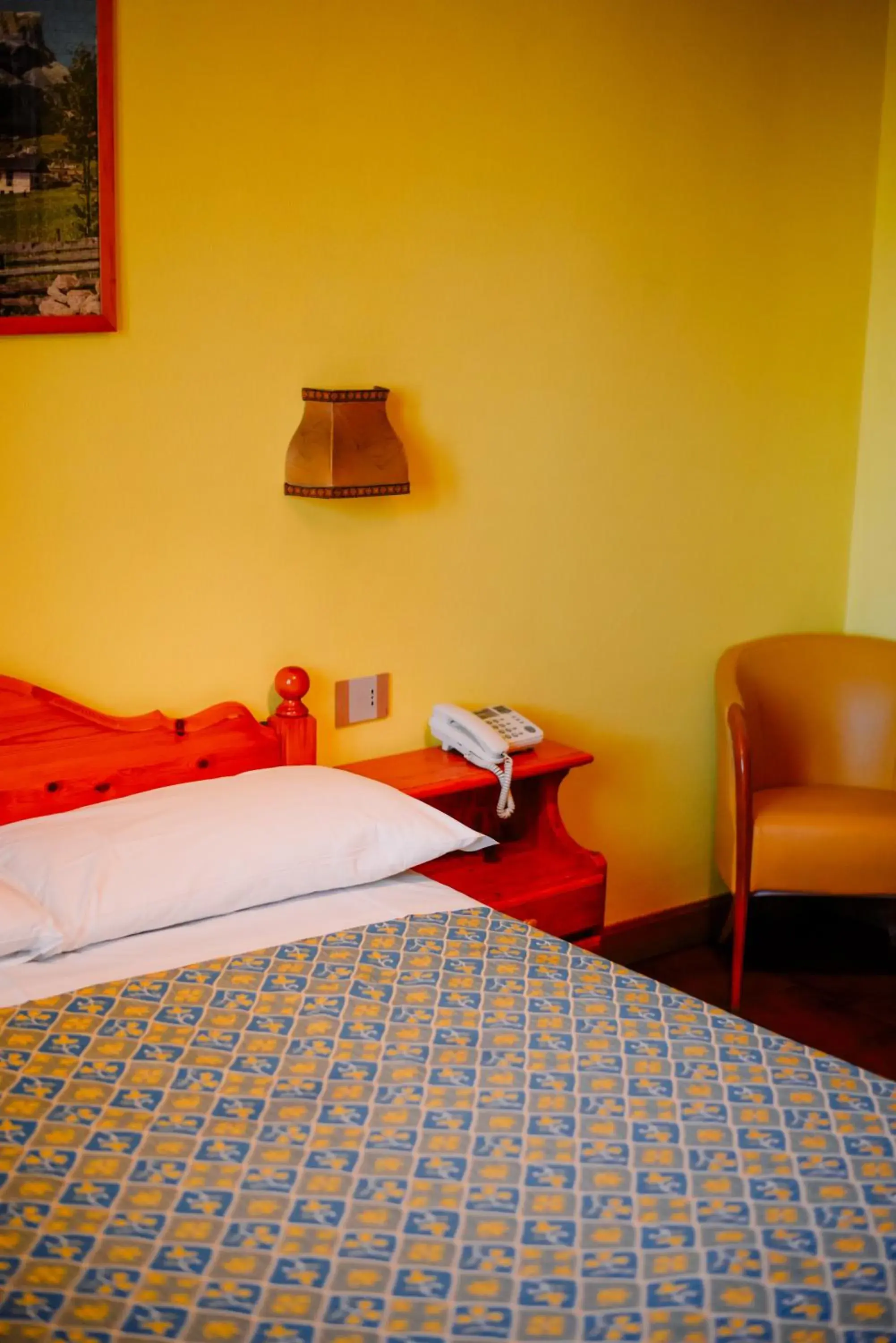 Bed in Hotel Stelvio