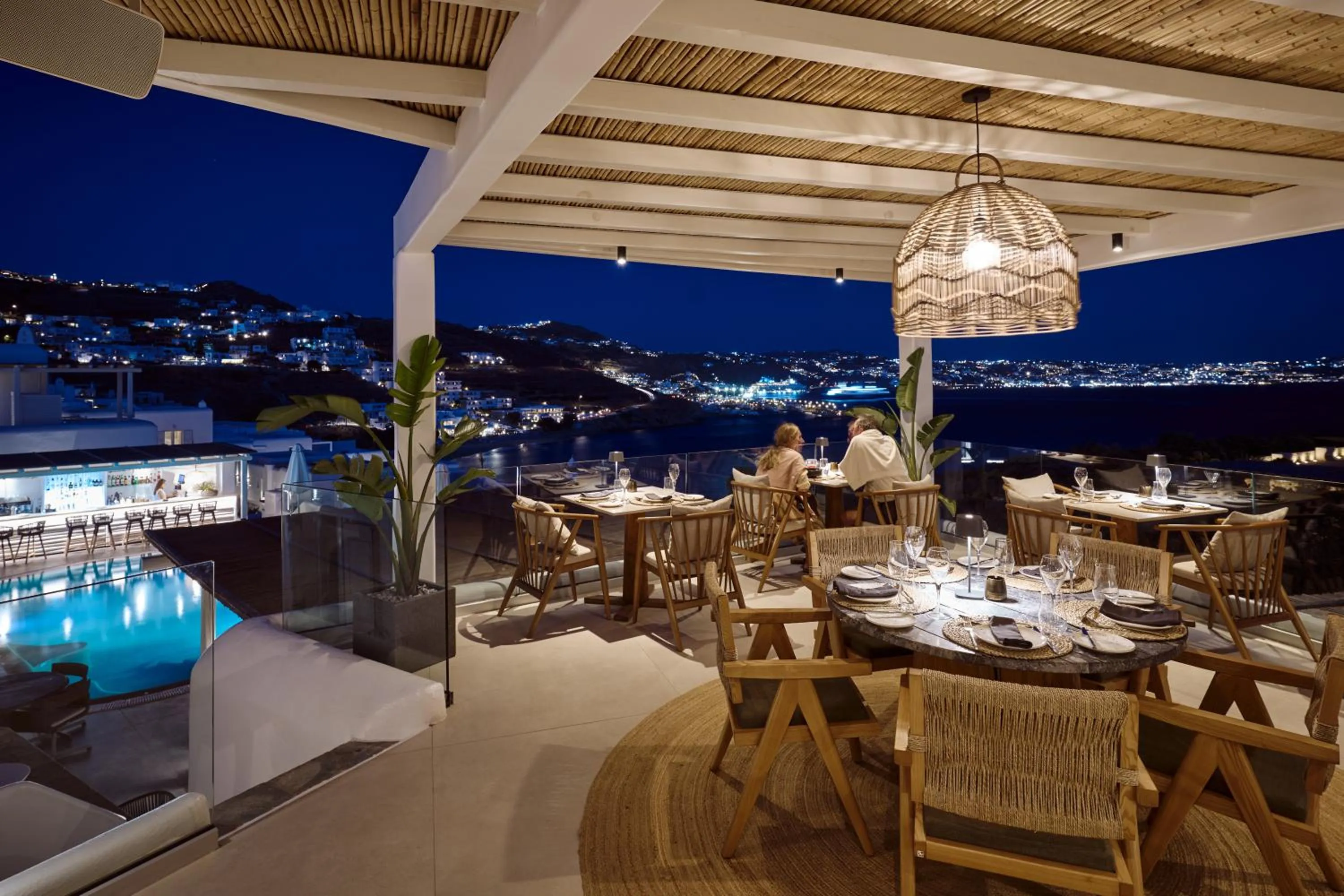 Restaurant/places to eat in Mykonos Princess Hotel