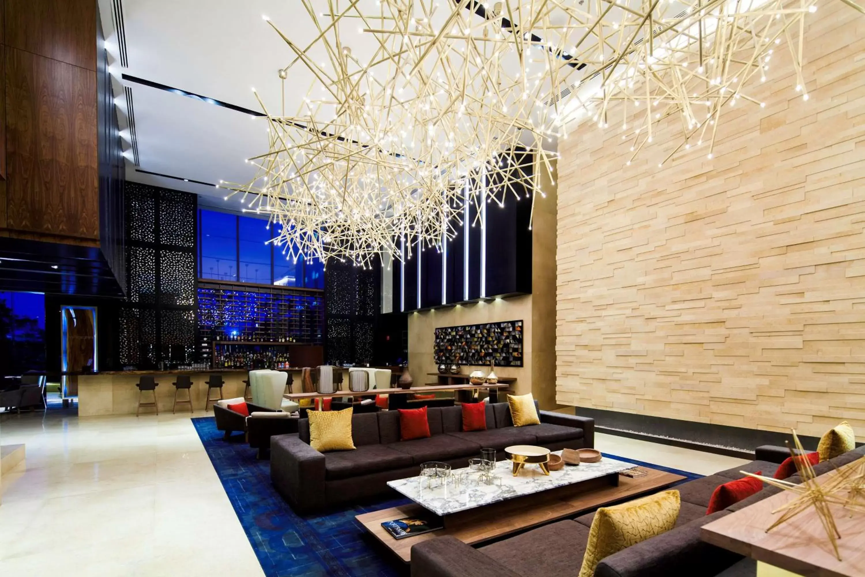 Lobby or reception in Hilton Mexico City Santa Fe