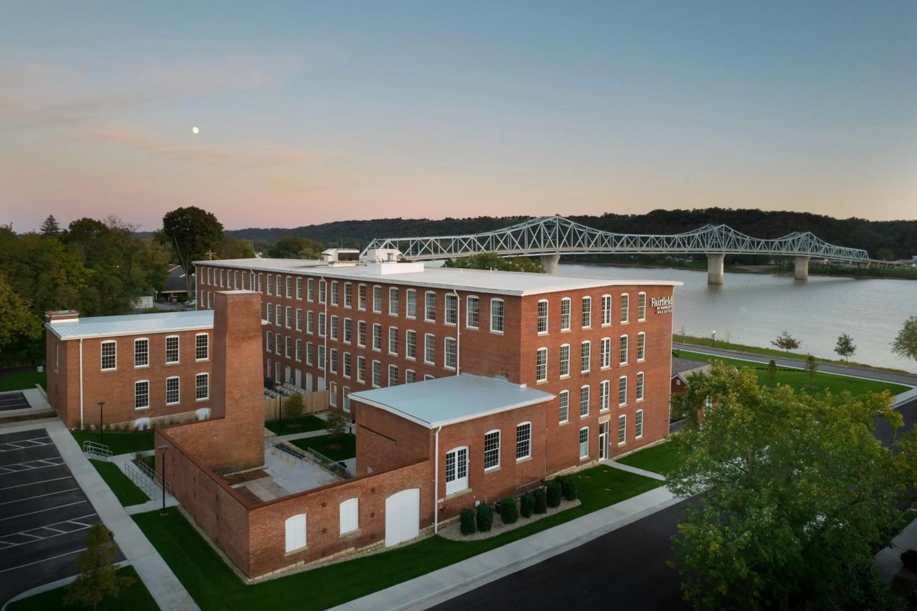 Property building in Fairfield Inn & Suites Madison Historic Eagle Cotton Mill