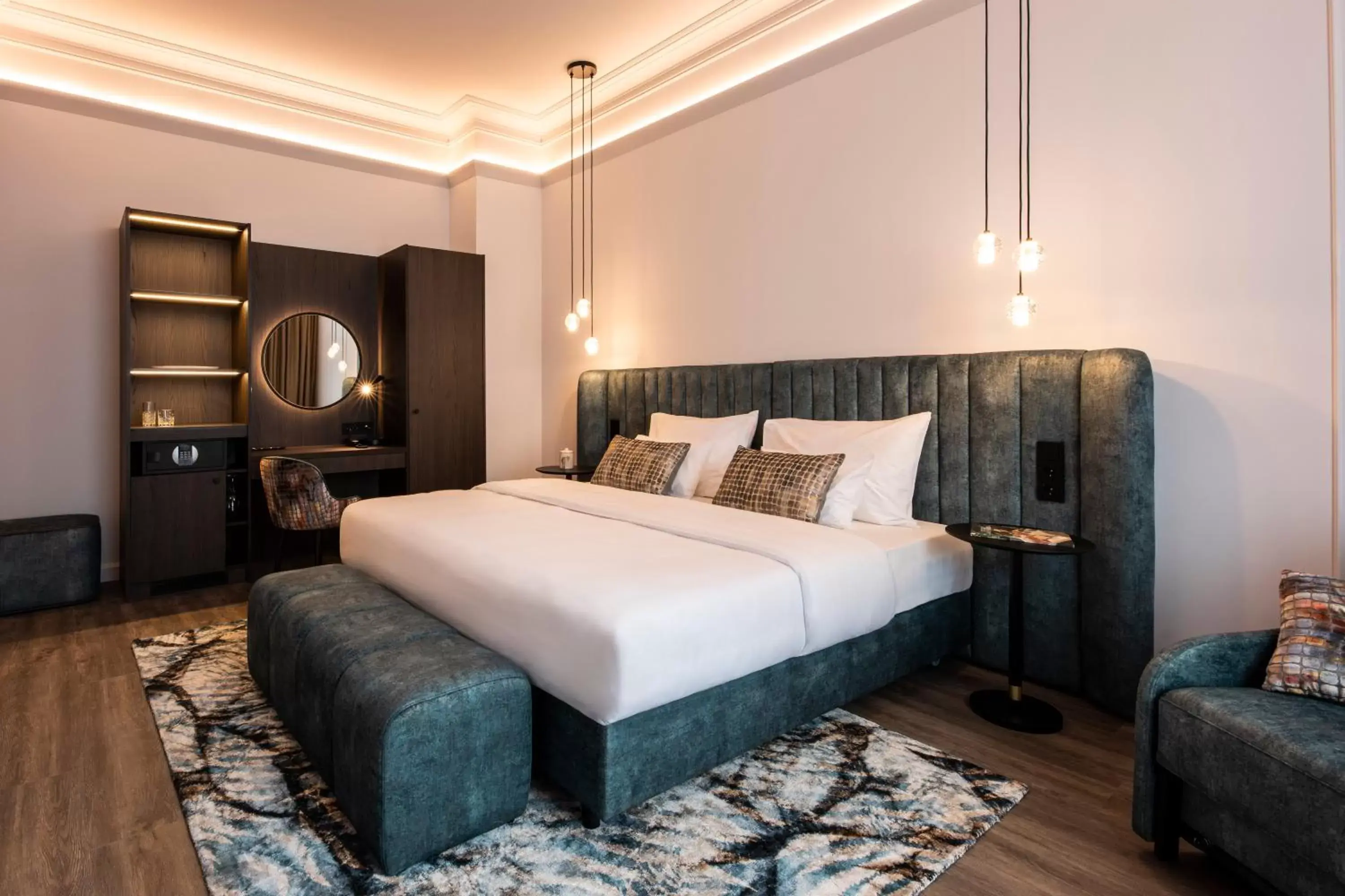 Bed in O11 Boutique Hotel Vienna