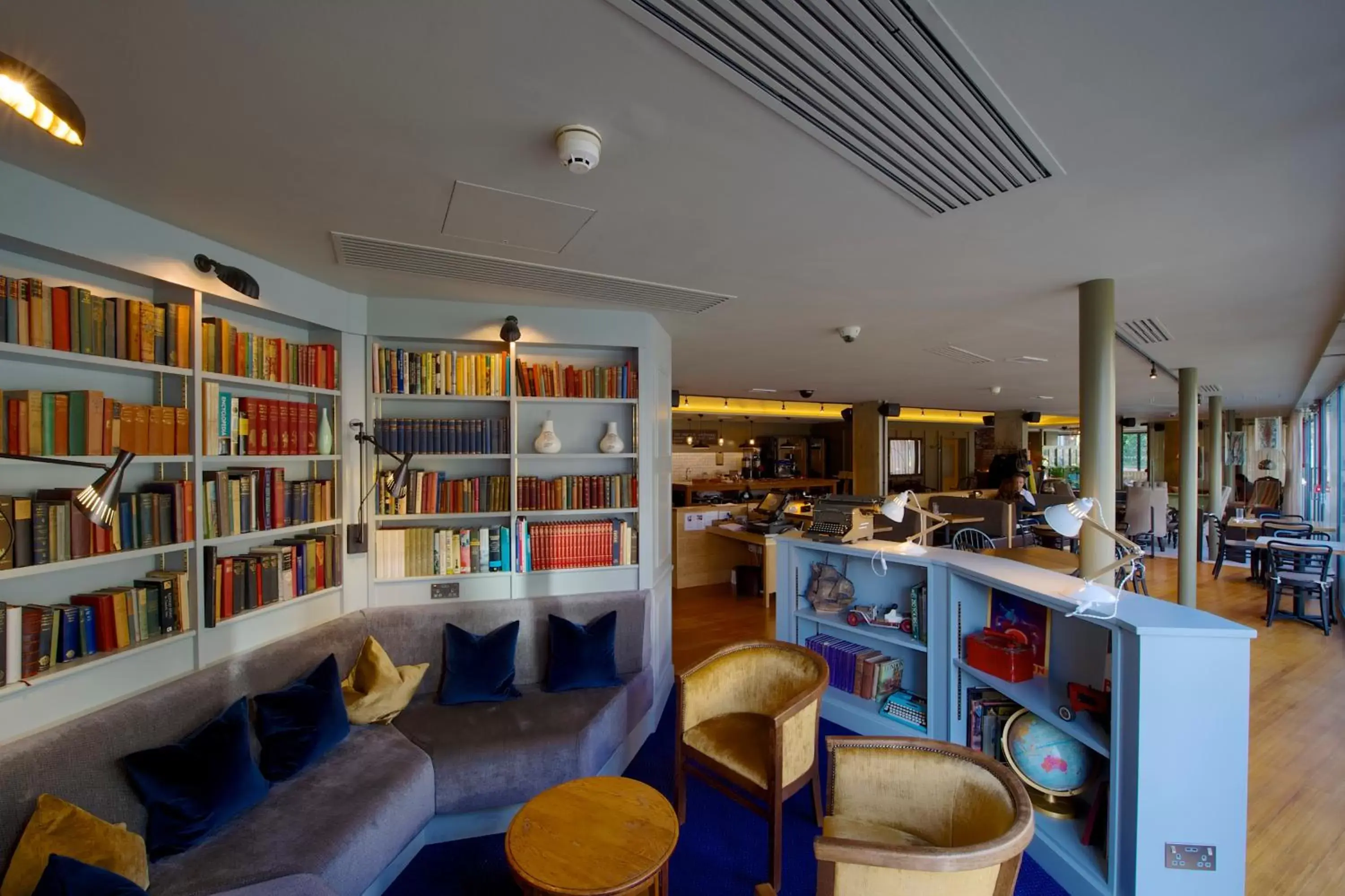 Library in Bermondsey Square Hotel - A Bespoke Hotel