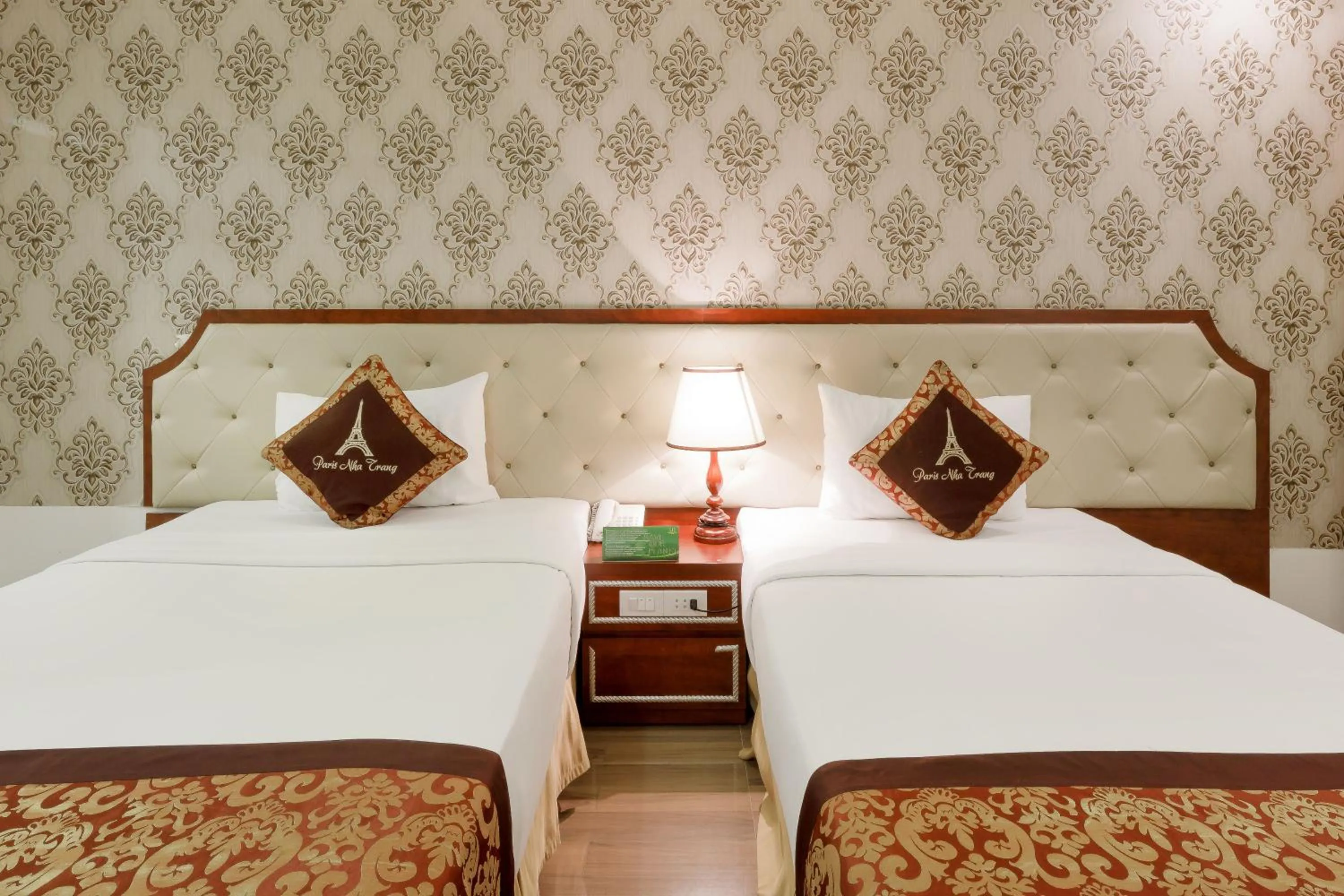 Bed in Paris Luxury Hotel & Apartment Nha Trang
