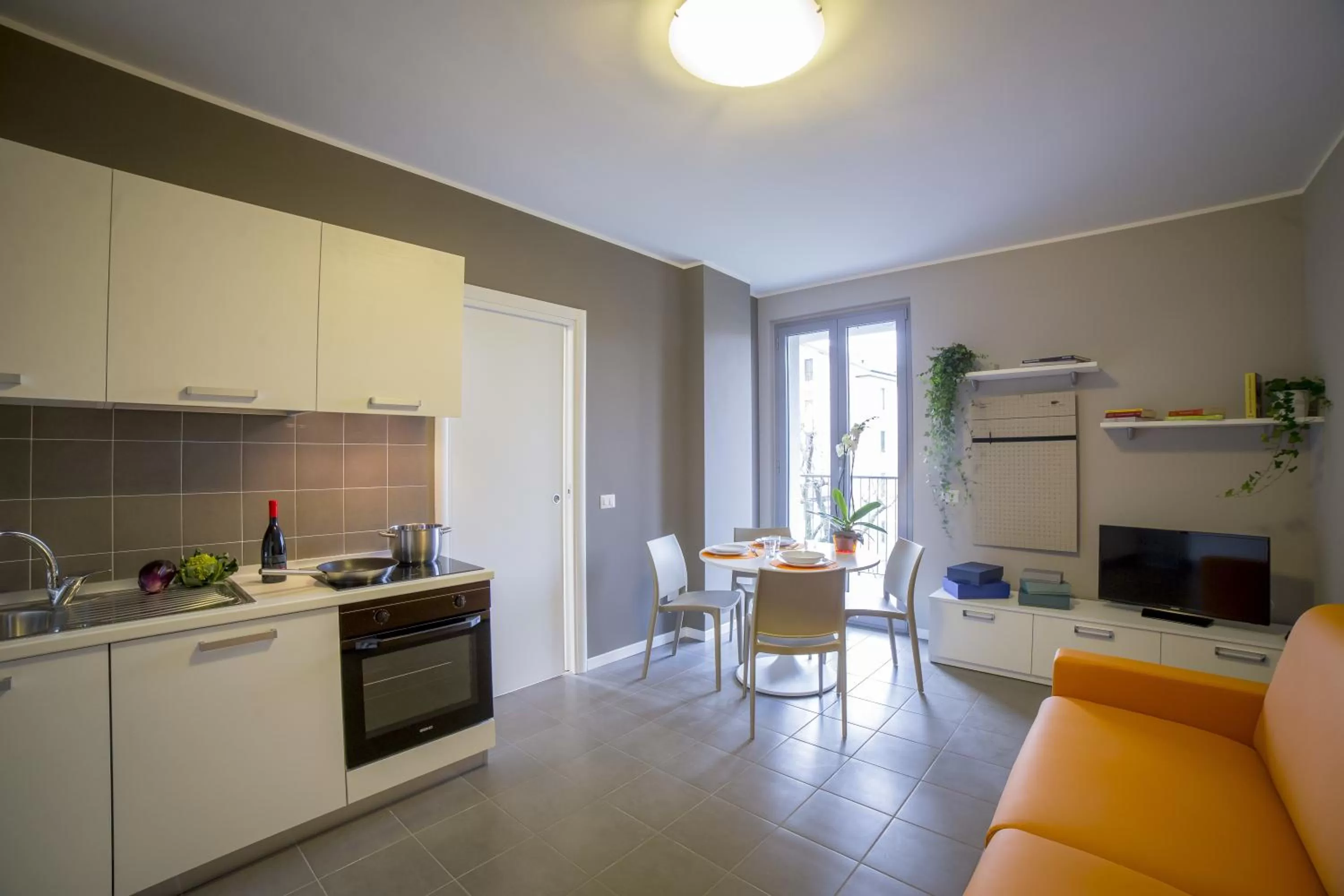 Kitchen or kitchenette in Dreams Hotel Residenza Pianell 10