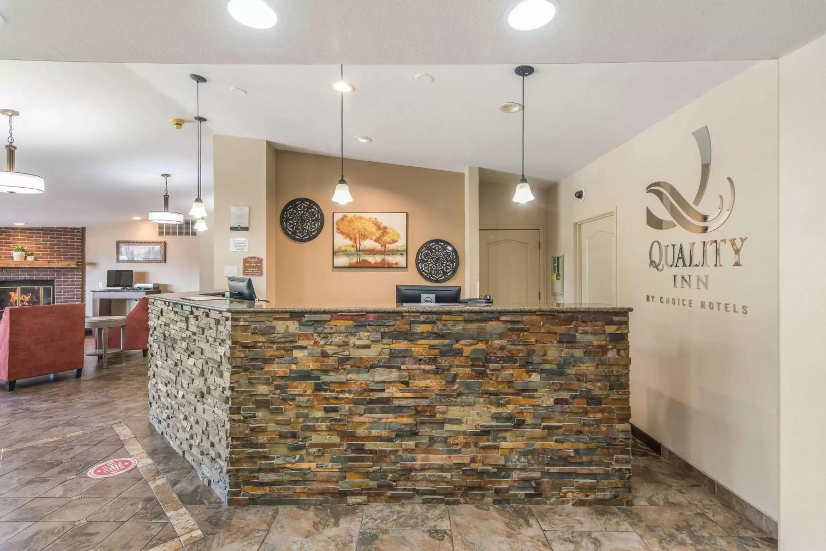 Lobby or reception in Quality Inn & Suites Downtown Walla Walla