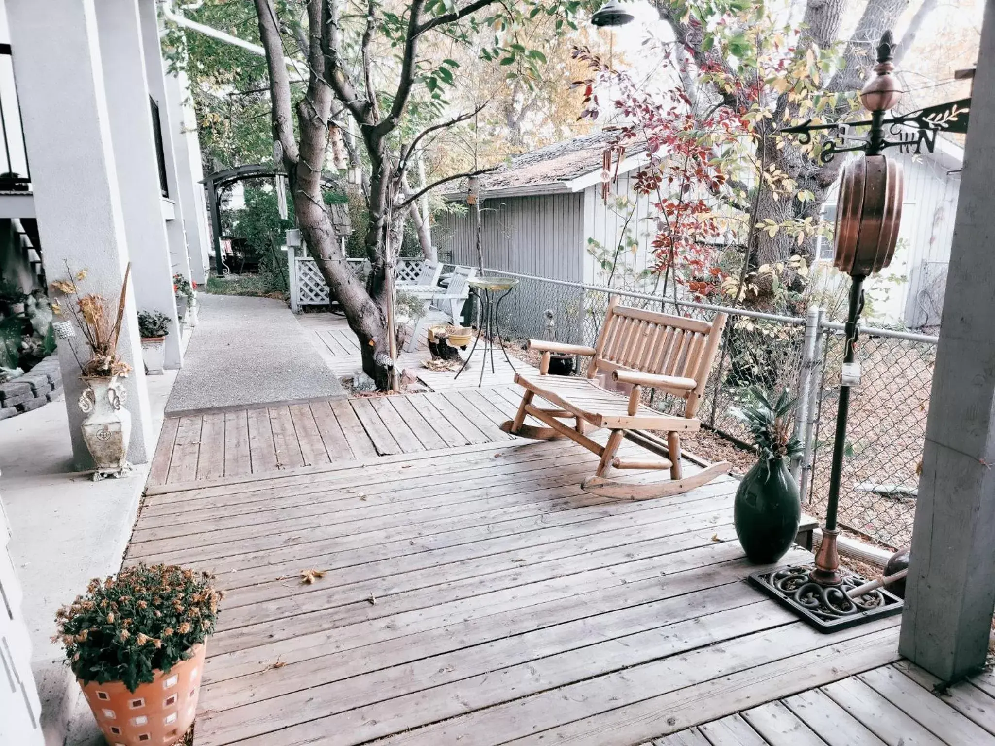 Patio in Along River Ridge