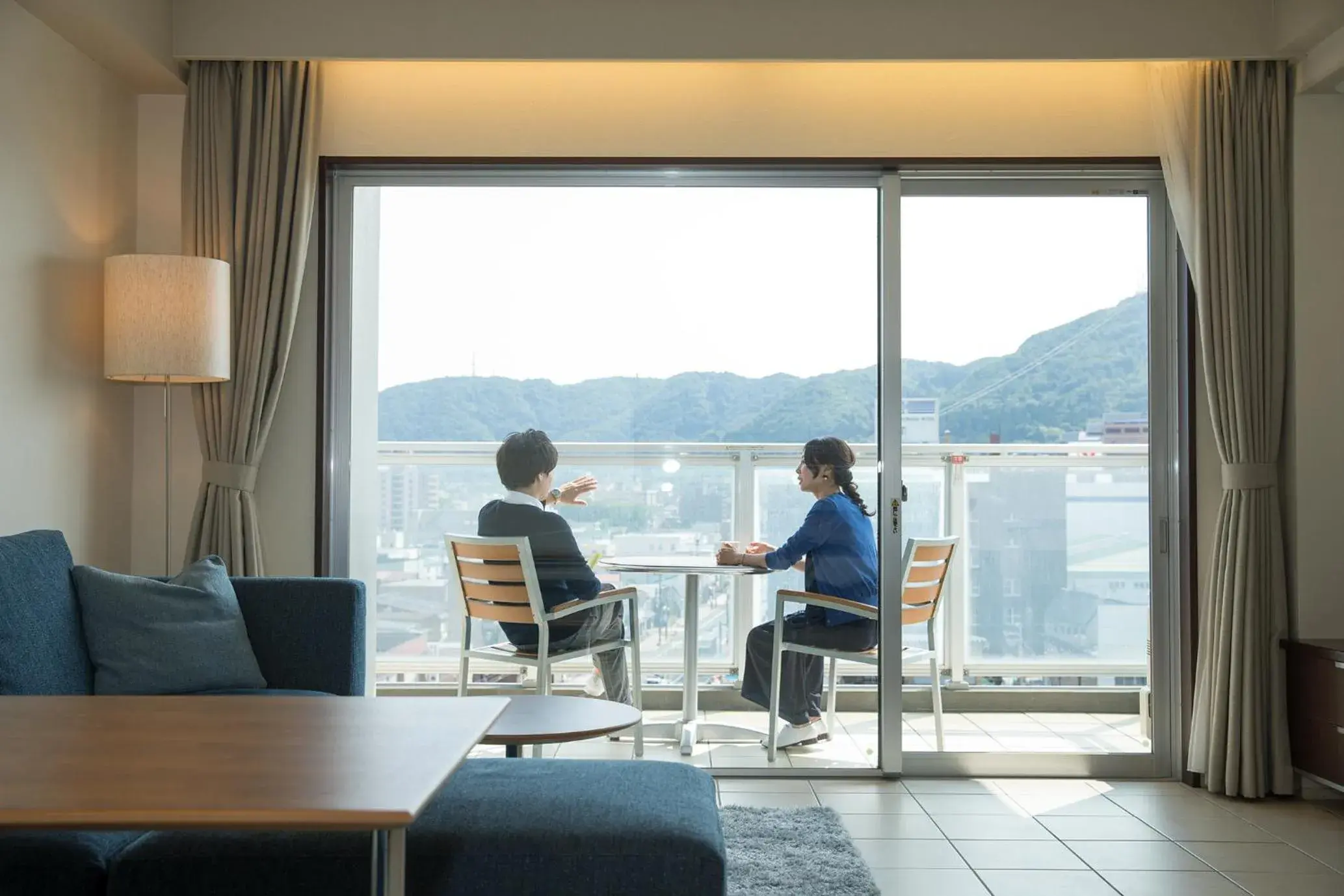 Balcony/Terrace in Hakodate Danshaku Club Hotel & Resorts