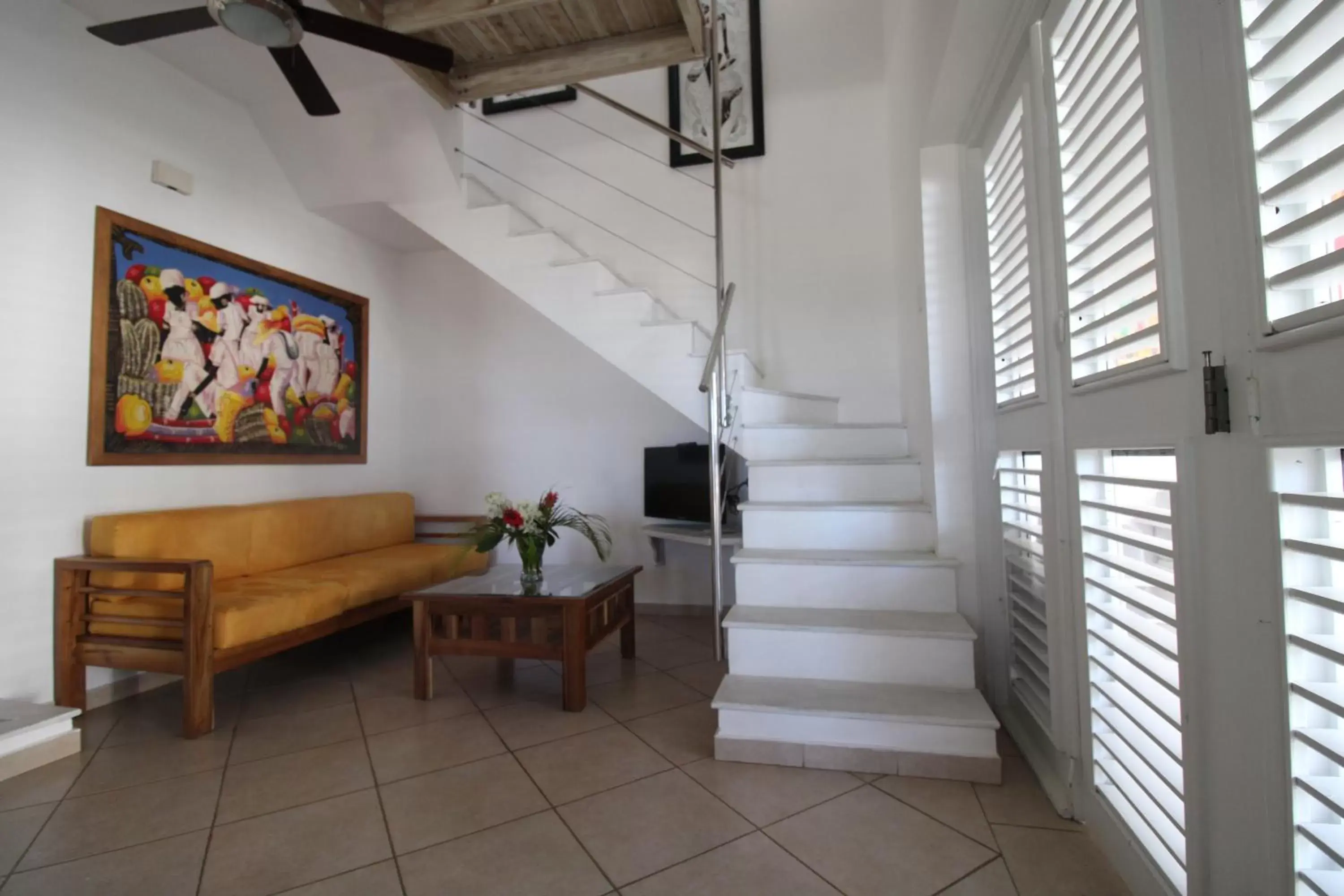 Communal lounge/ TV room, Seating Area in Albachiara Hotel - Las Terrenas