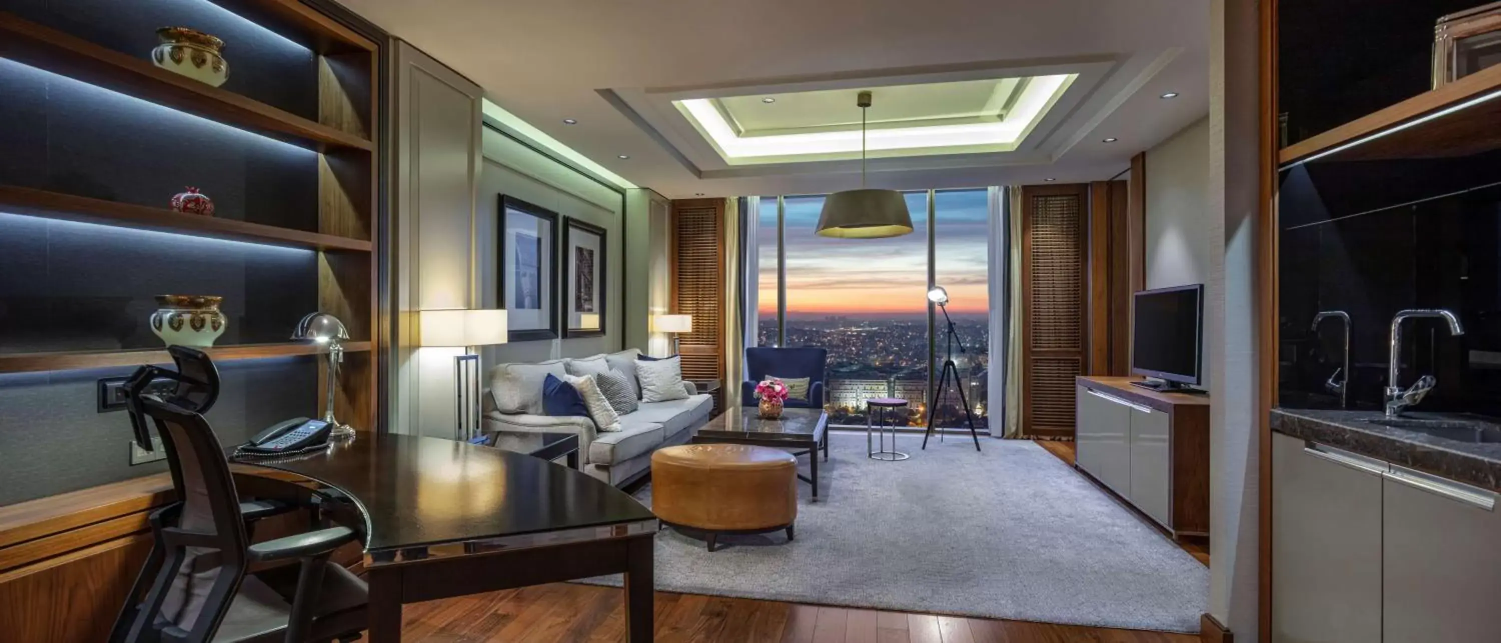 Living room in Hilton Istanbul Bomonti
