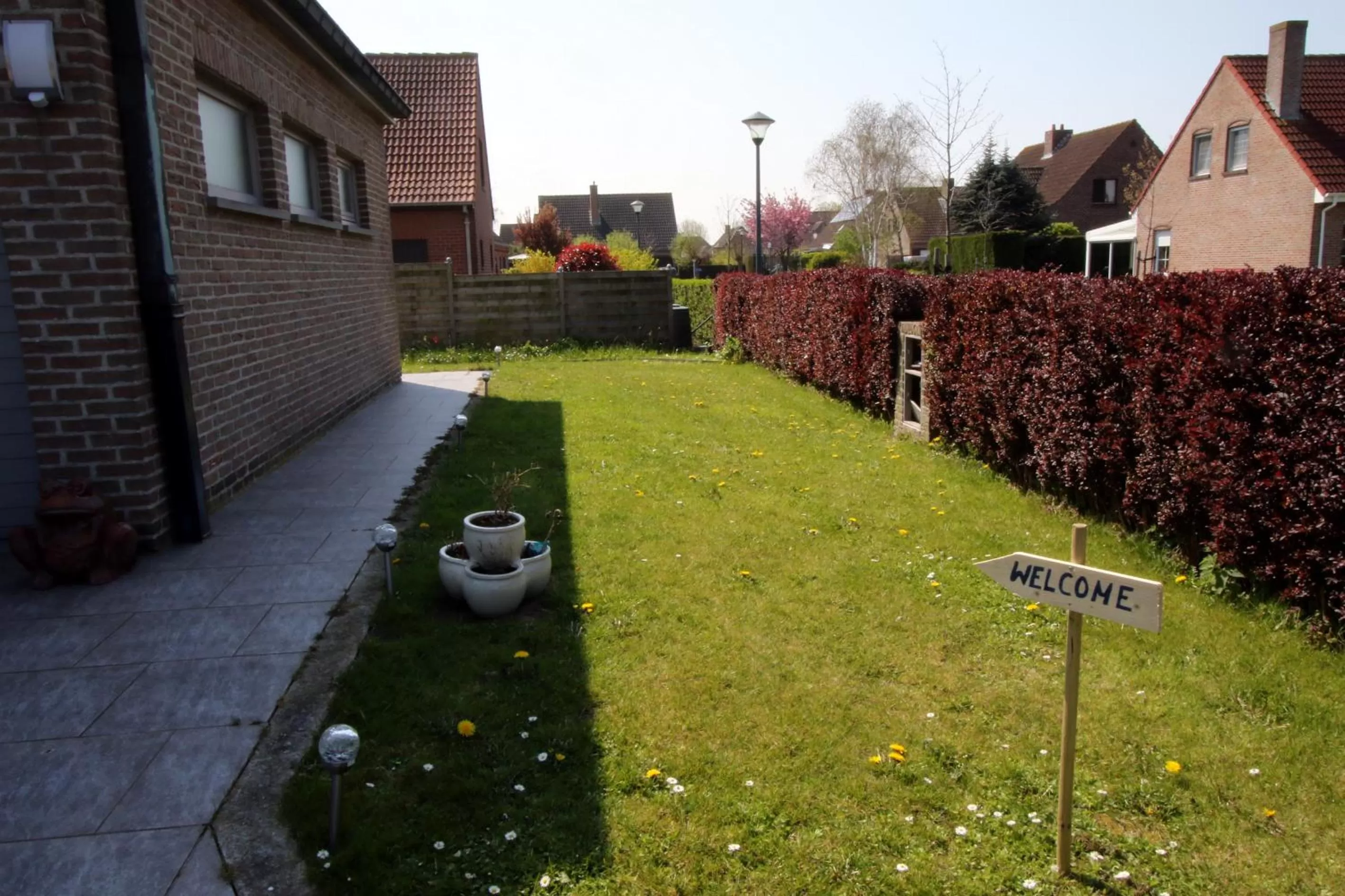 Garden view in Chambre d'hôte Blankenberge