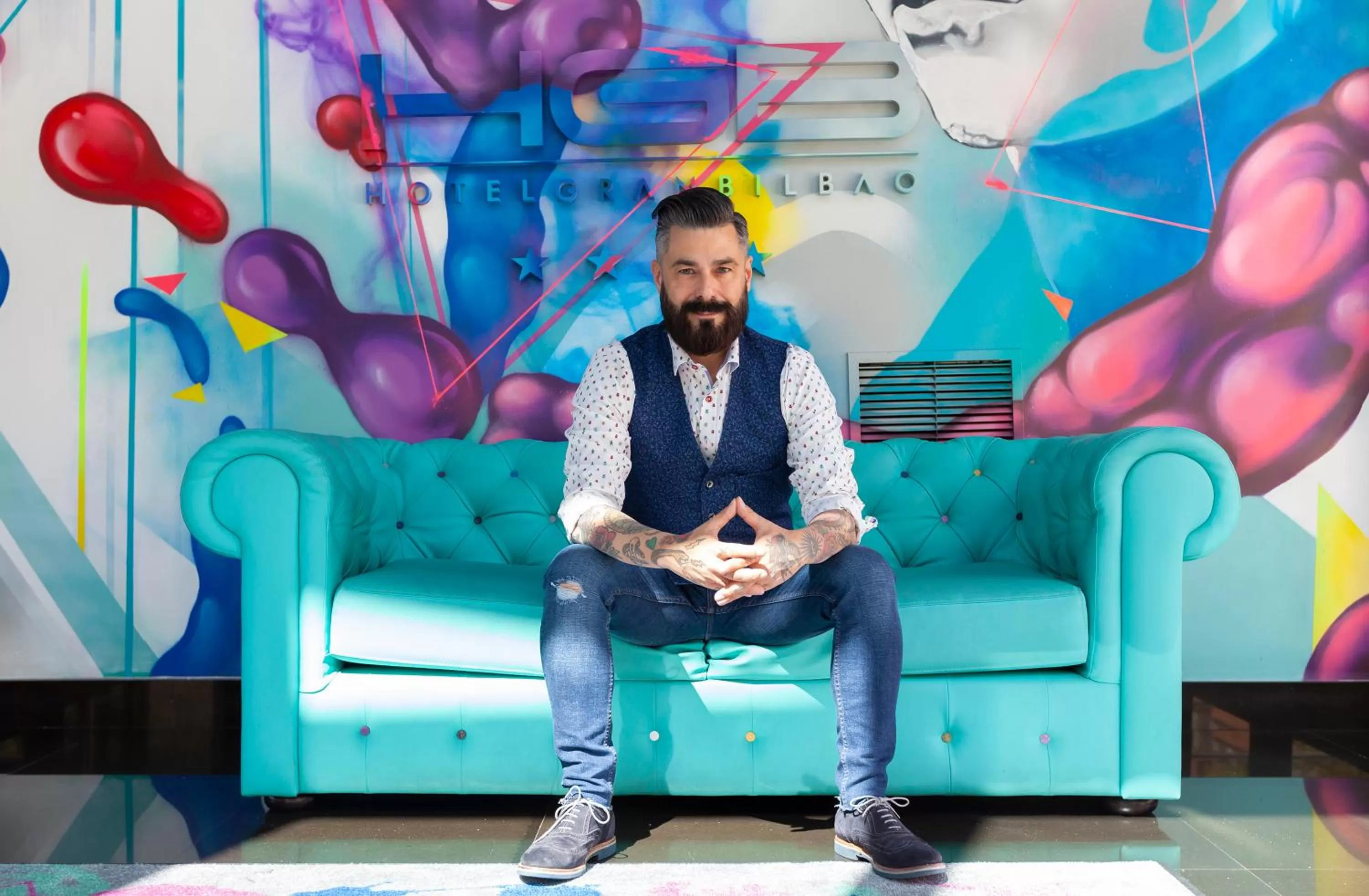 People in Spirit Hotel Gran Bilbao