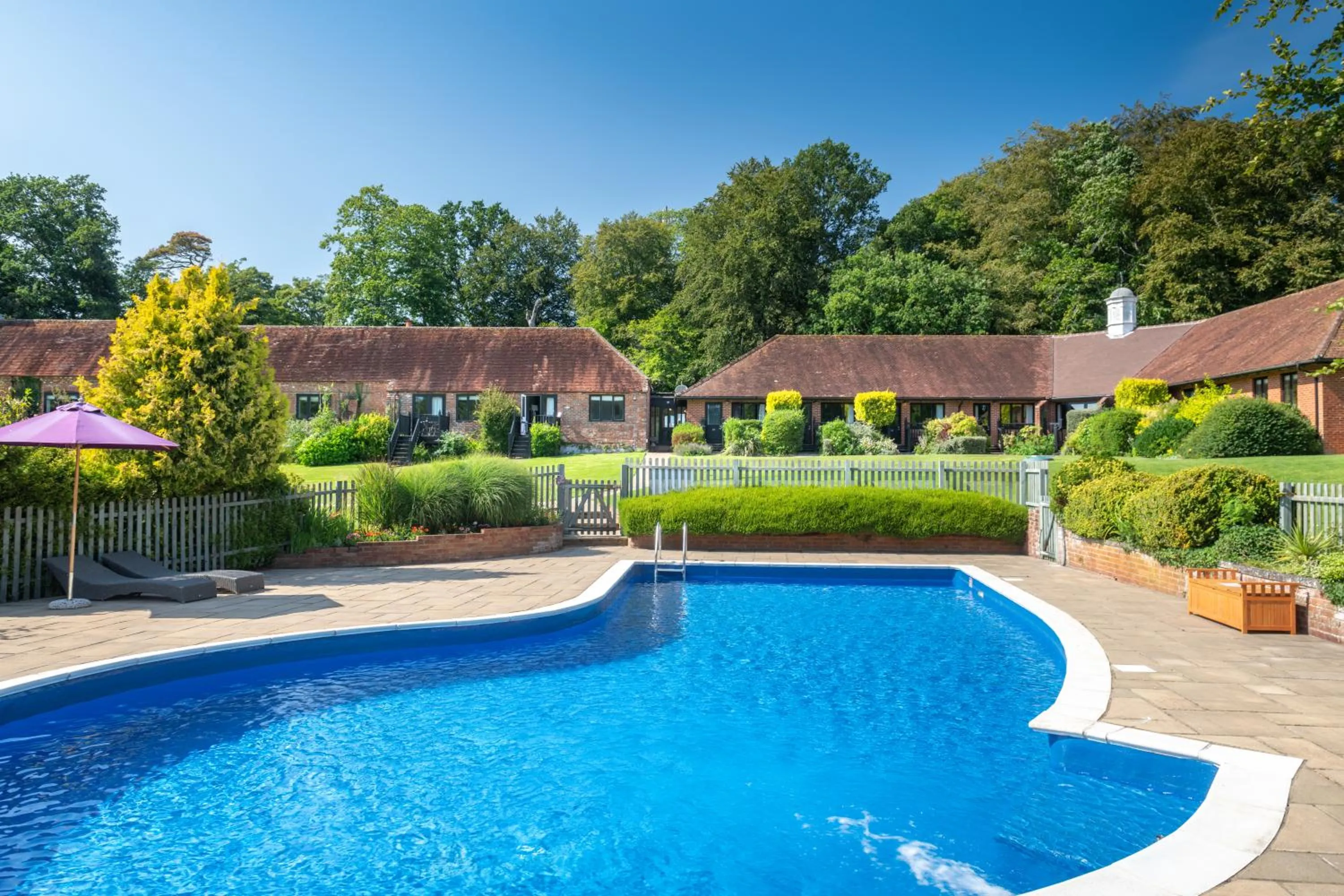 Swimming pool in Burley Manor