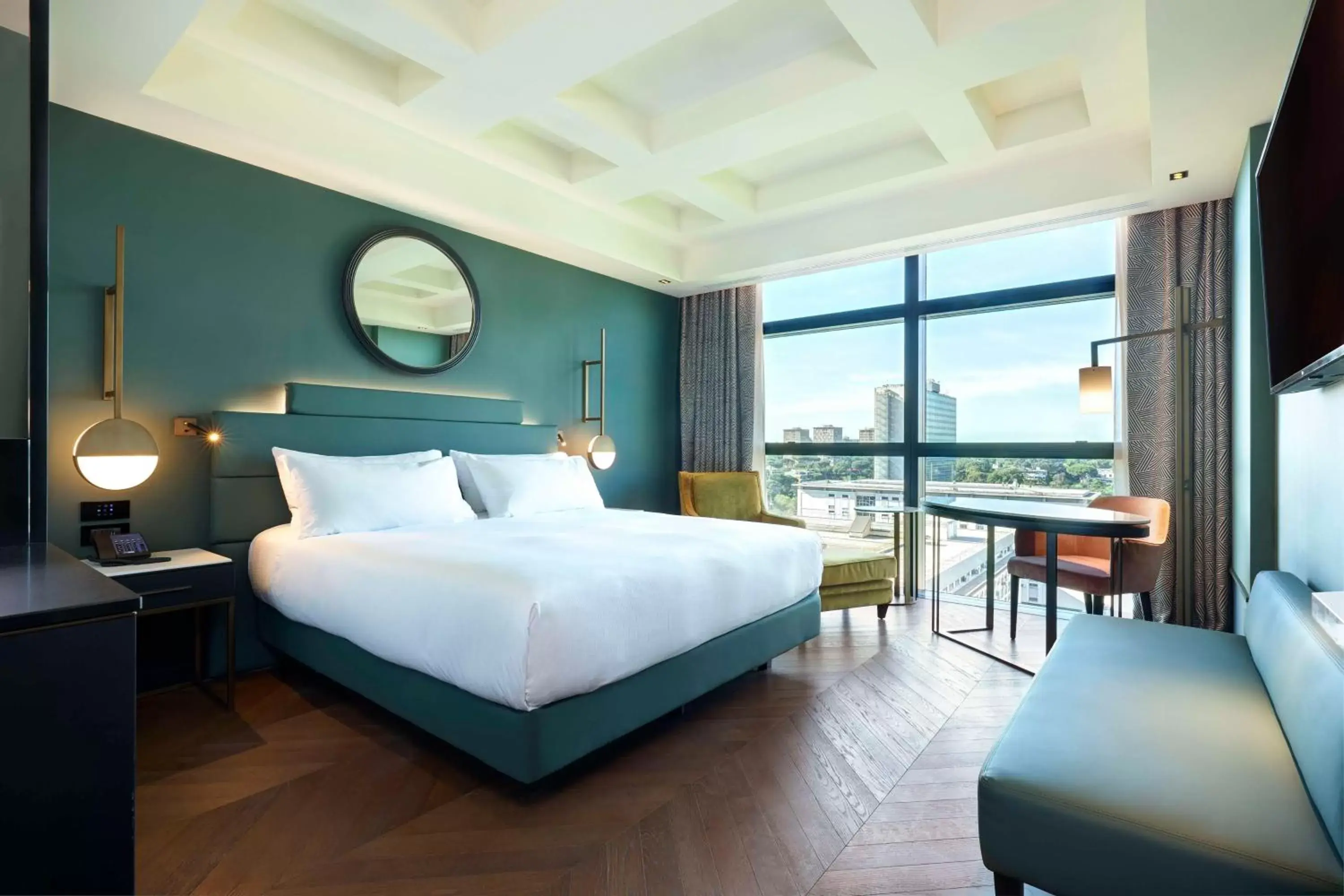 Bedroom, Bed in Hilton Rome Eur La Lama