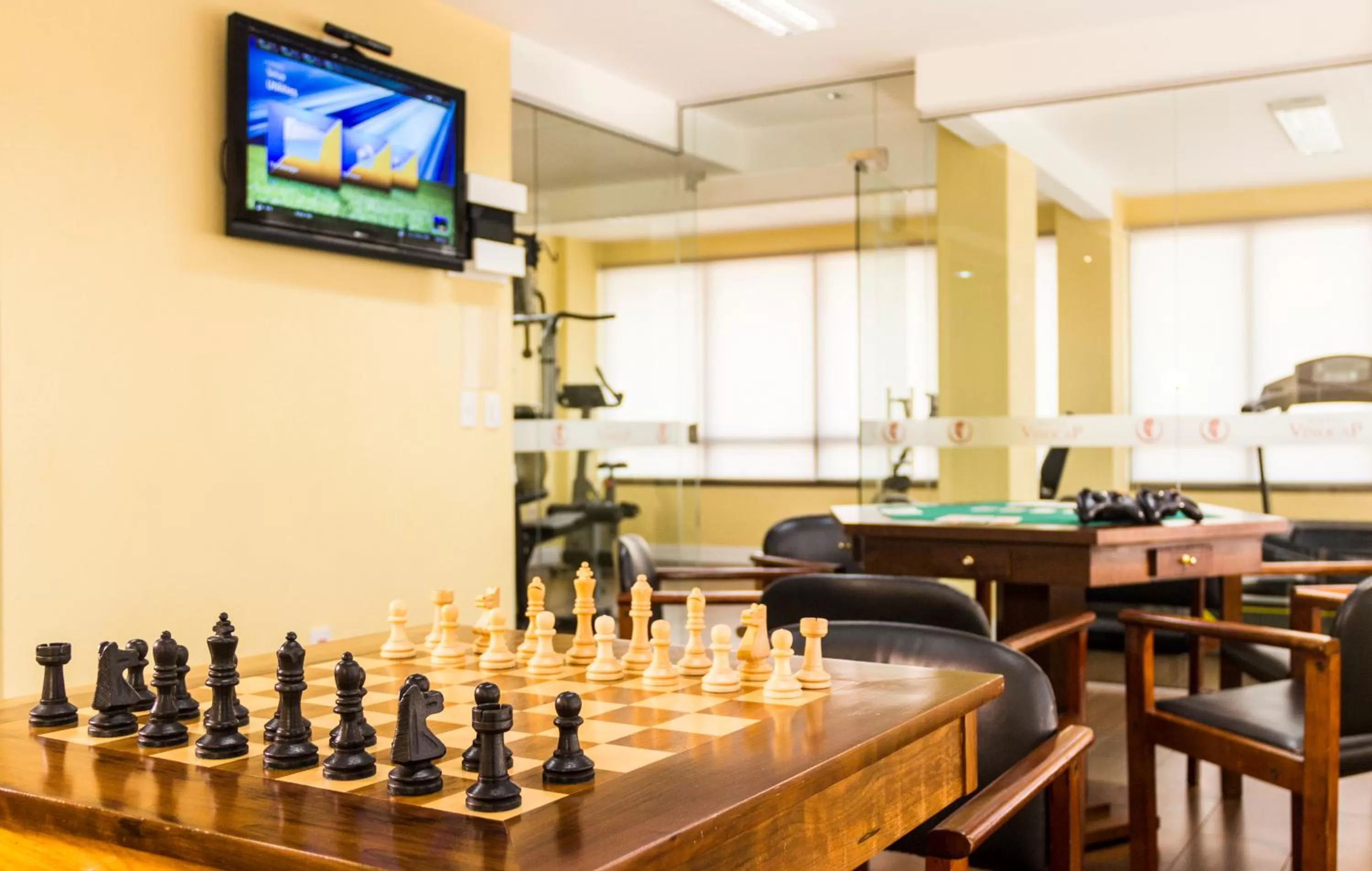 Communal lounge/ TV room in Hotel Vinocap