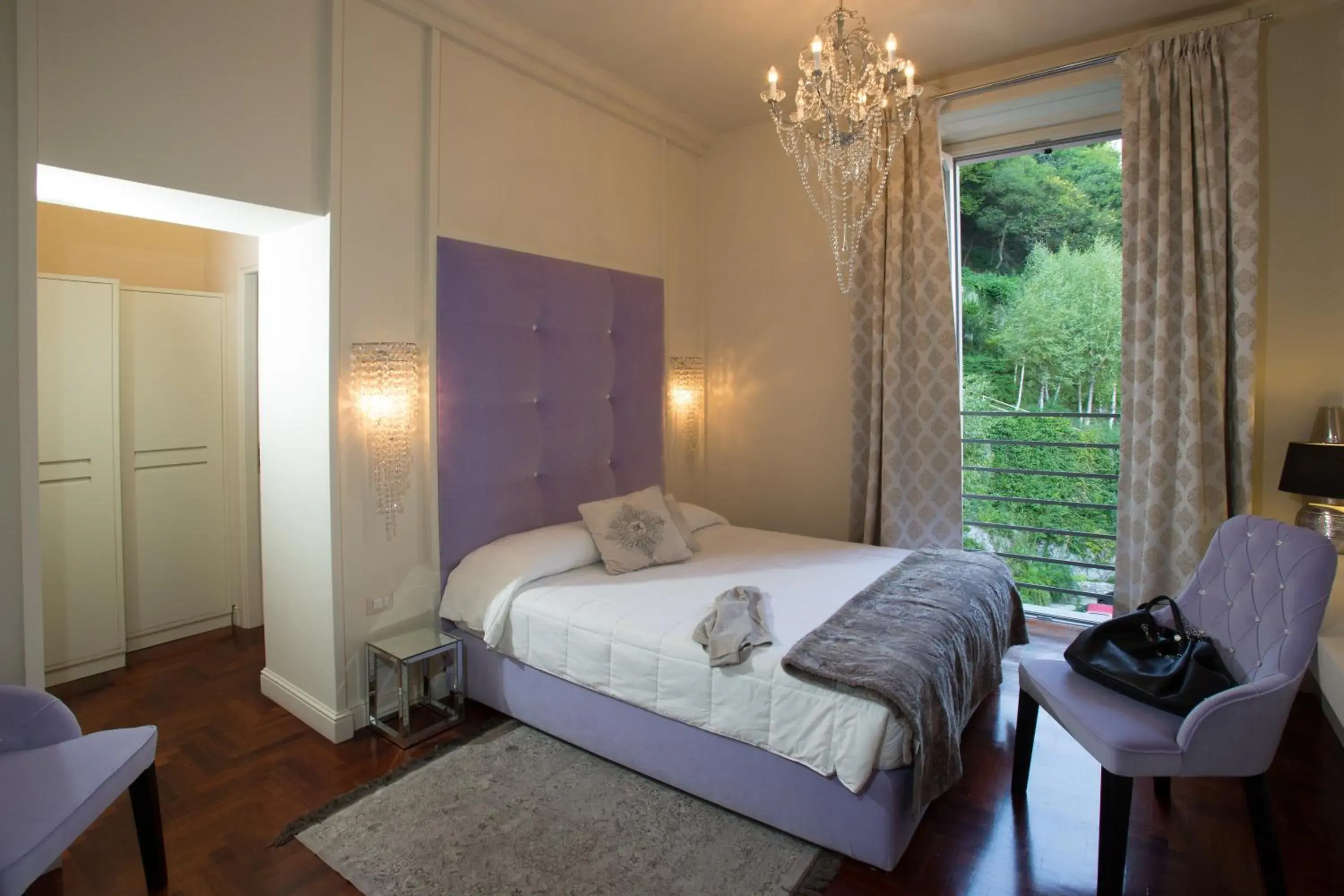 Bed in Hotel Villa Giulia