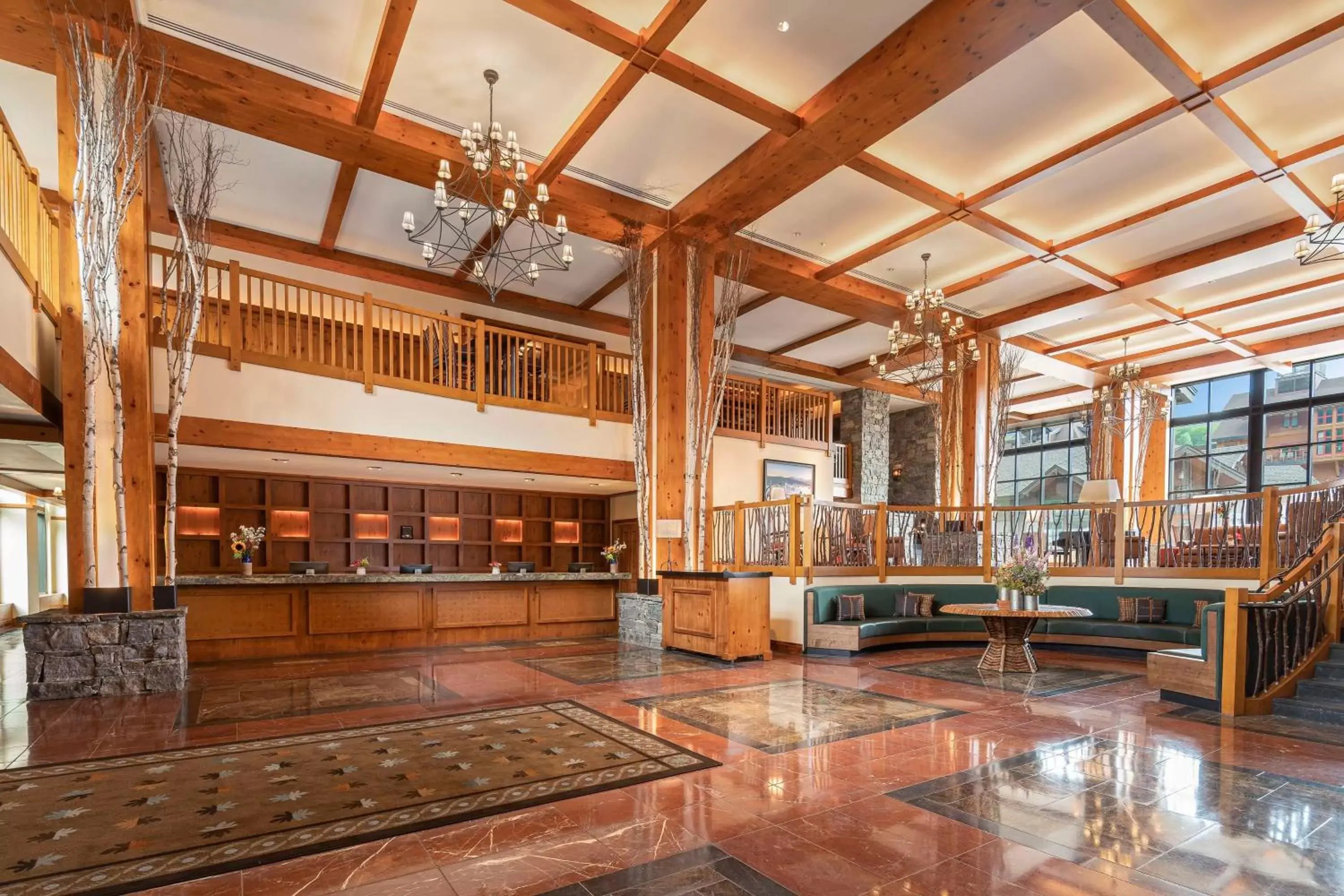 Lobby or reception, Lobby/Reception in The Lodge at Spruce Peak, a Destination by Hyatt Residence
