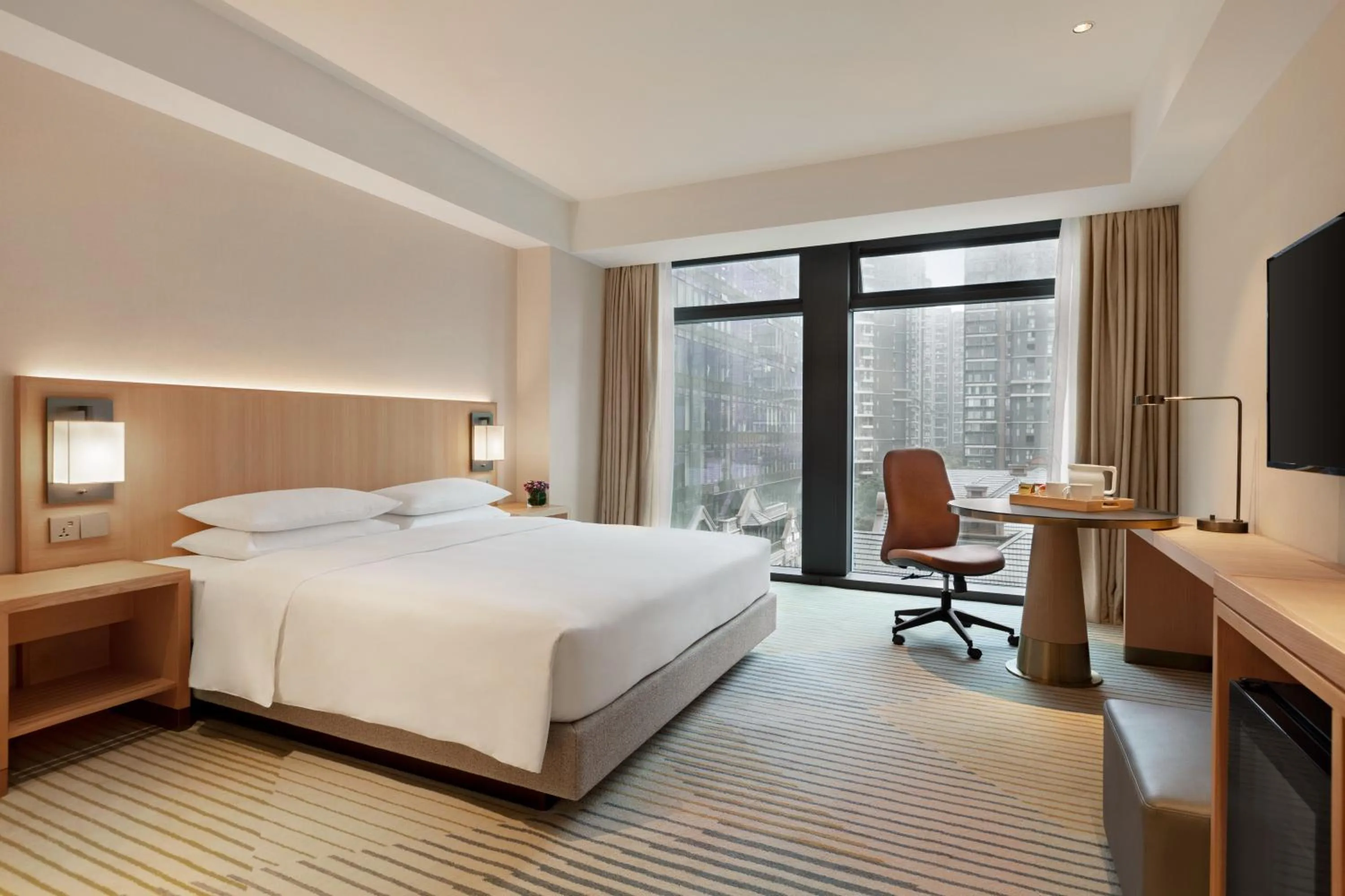 Bedroom, Bed in Hyatt Place Chengdu Pebble Walk