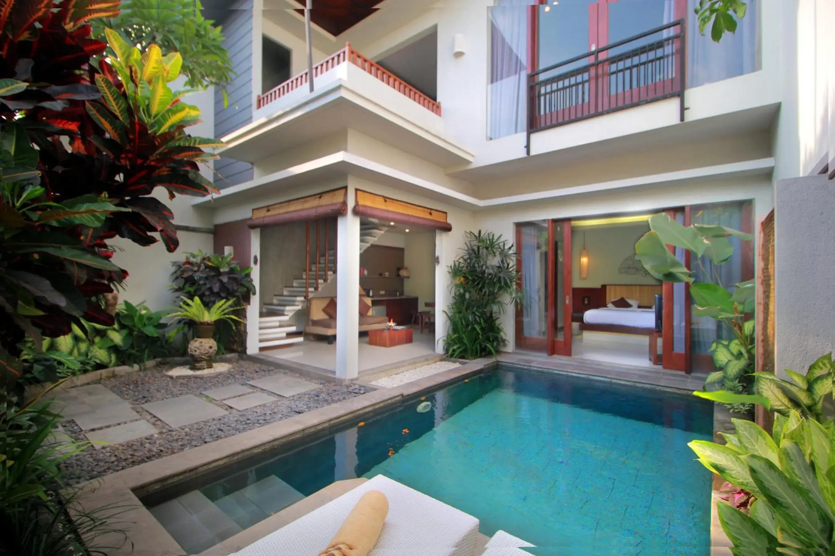 Property building, Swimming Pool in Maharaja Villas Bali - CHSE Certified