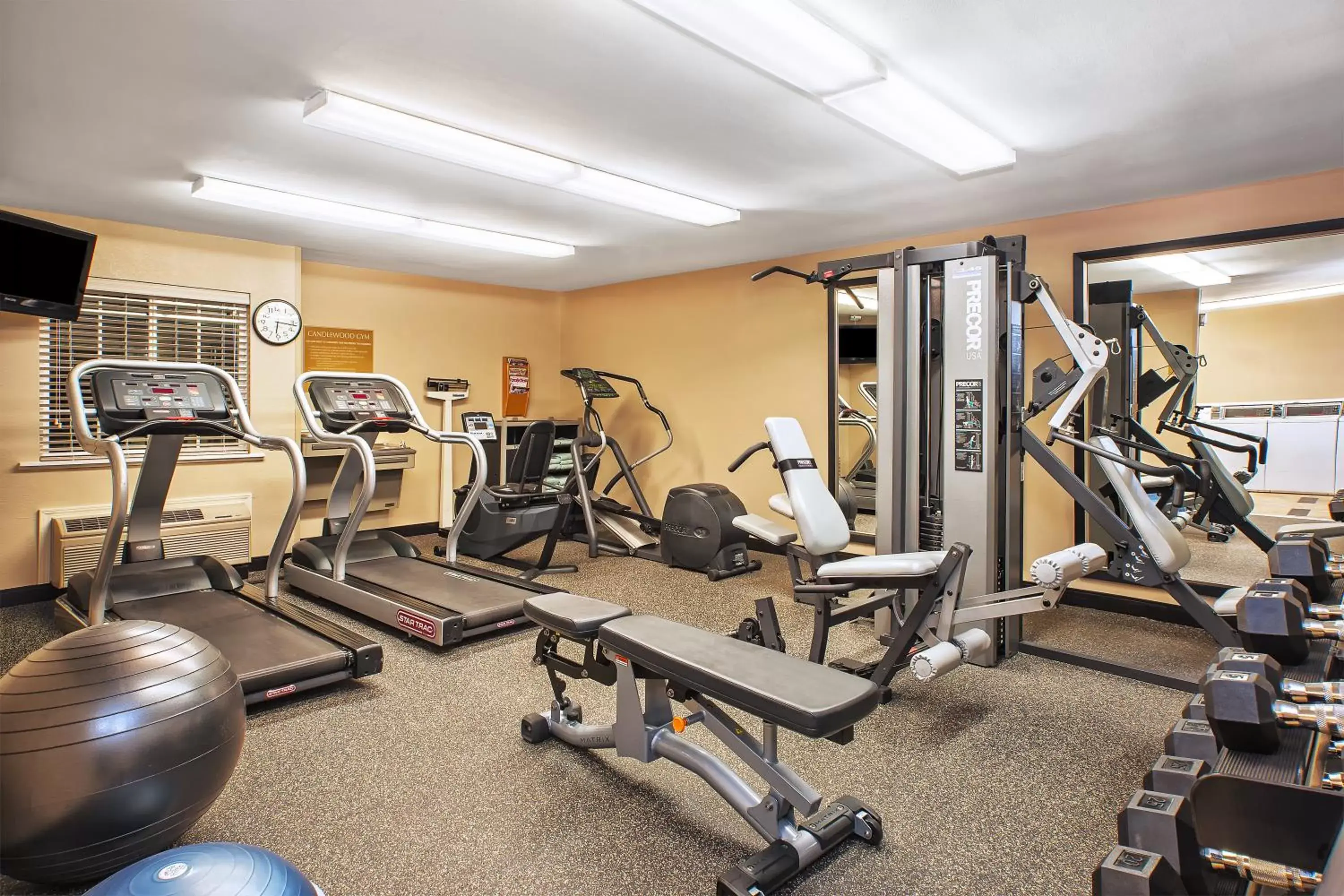 Fitness centre/facilities, Fitness Center/Facilities in Candlewood Suites Indianapolis Northeast, an IHG Hotel