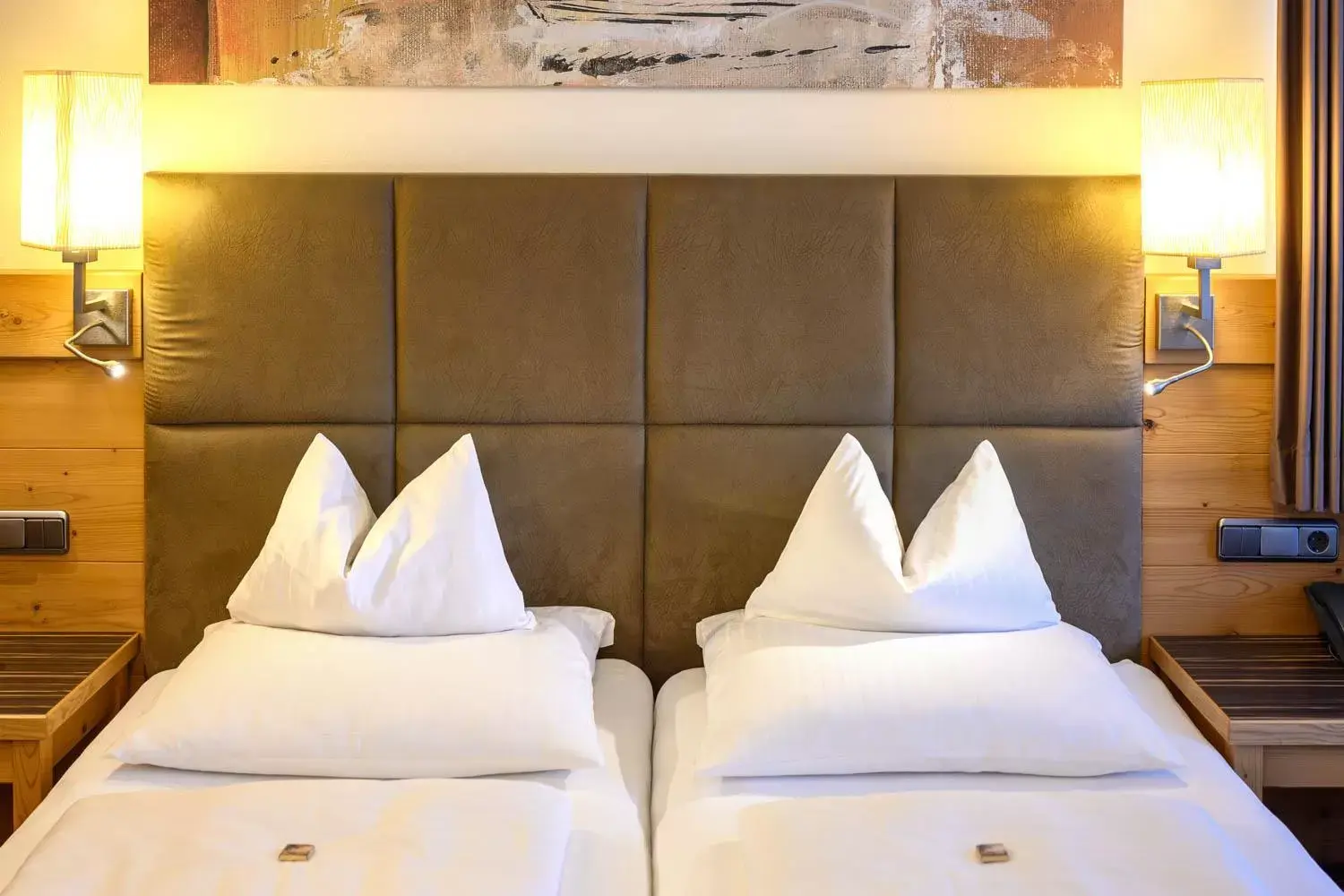 Bed in Hotel Garni Melanie Bed in Hotel Garni Melanie