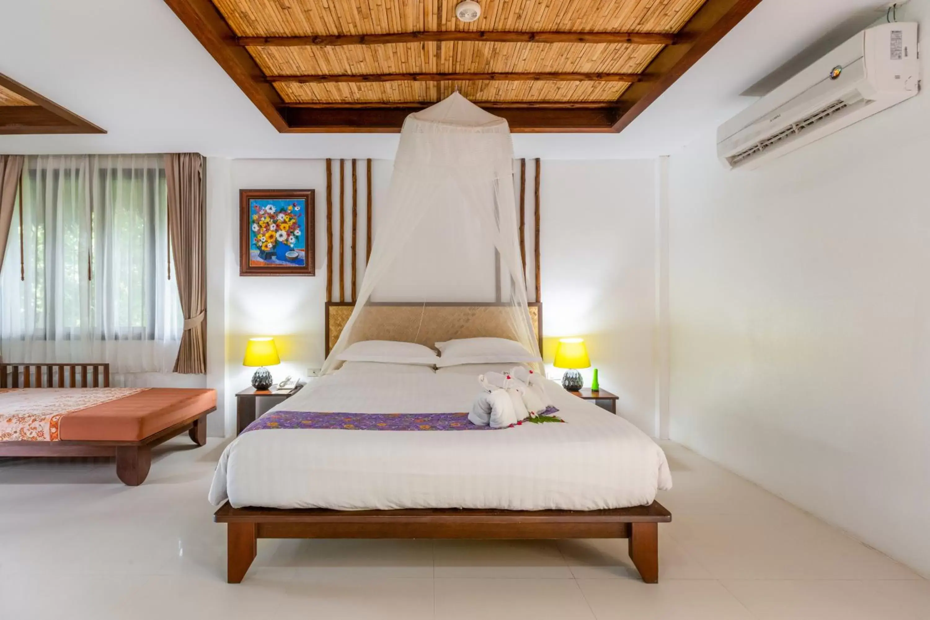 Bed in Ban Sainai Resort- SHA Extra Plus Aonang's Green Resort