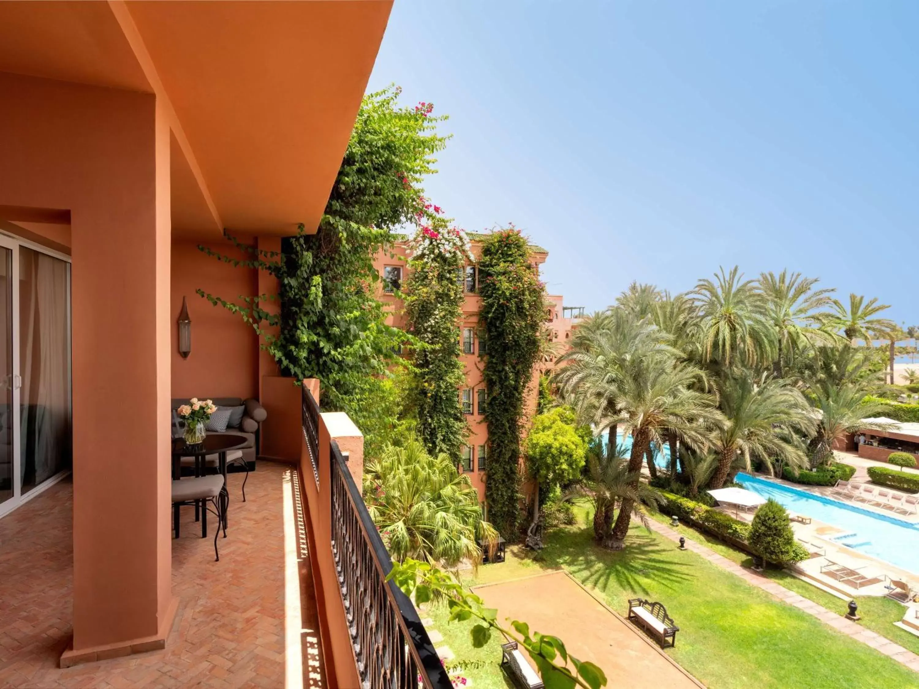 Bedroom in Sofitel Marrakech Lounge and Spa Bedroom in Sofitel Marrakech Lounge and Spa