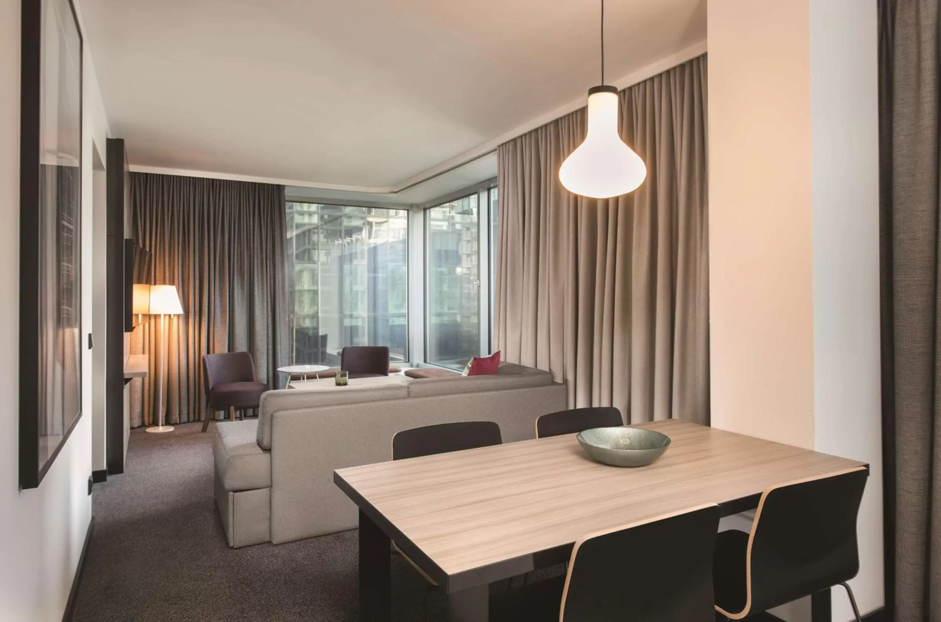 Bedroom, Dining Area in Adina Apartment Hotel Hamburg Speicherstadt