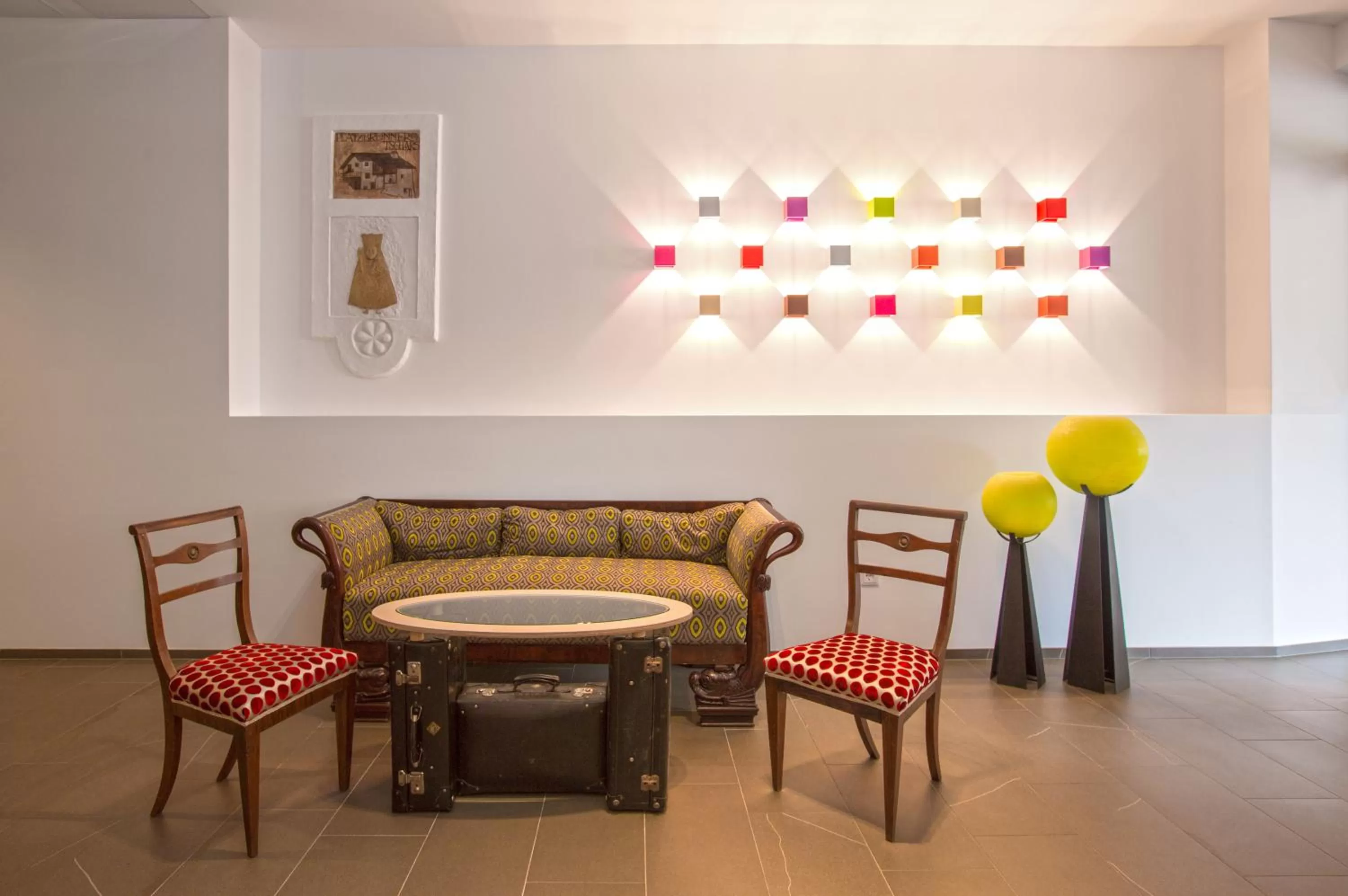 Lobby or reception in Kleinkunsthotel