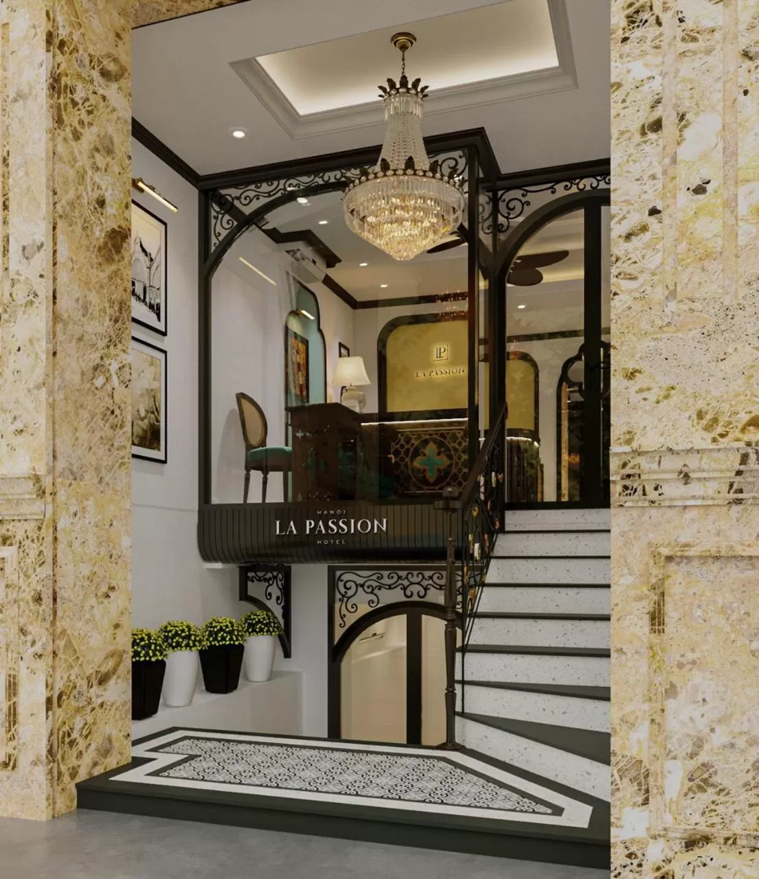 Property building in La Passion Hanoi Hotel & Apartment