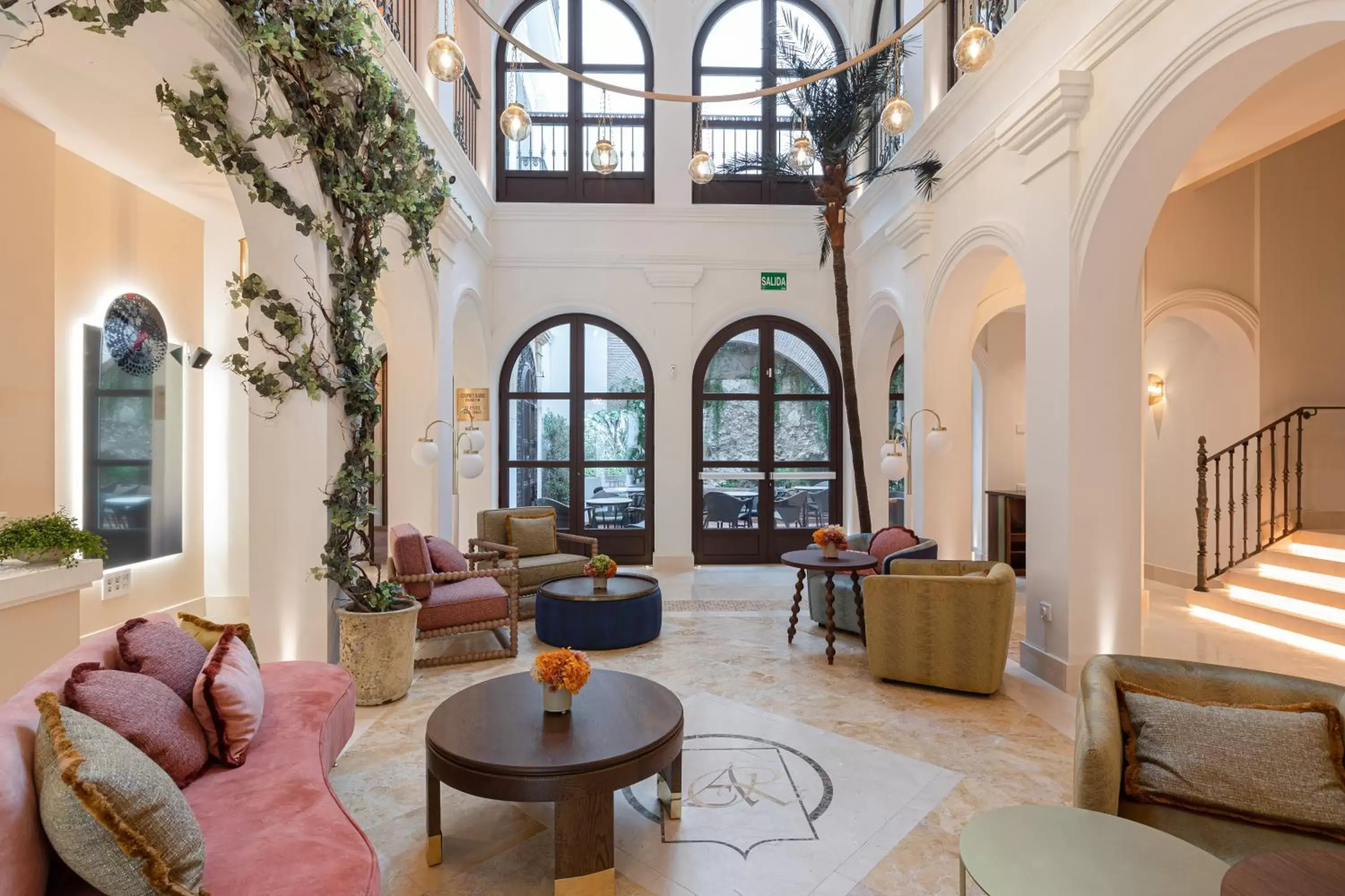 Lobby or reception in Hotel Silken El Pilar Andalucia