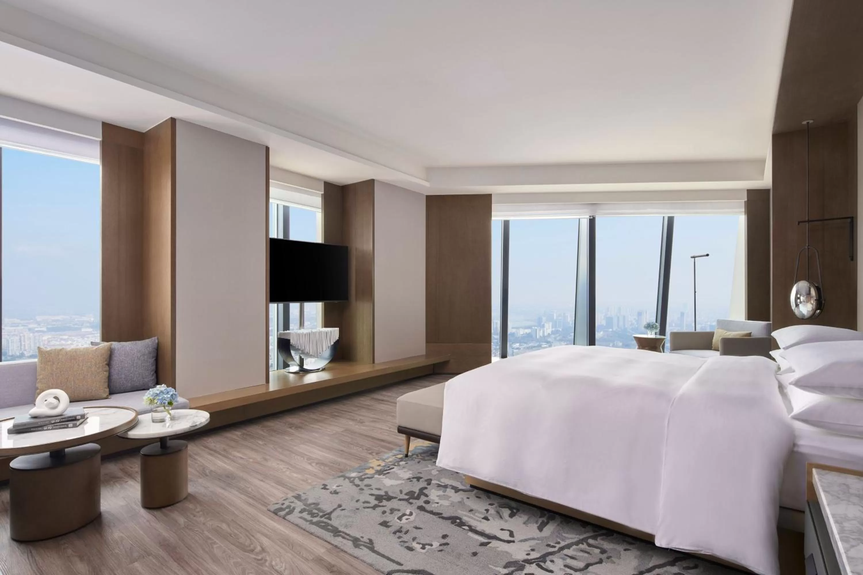 Bedroom, Bed in Jinhua Marriott Hotel
