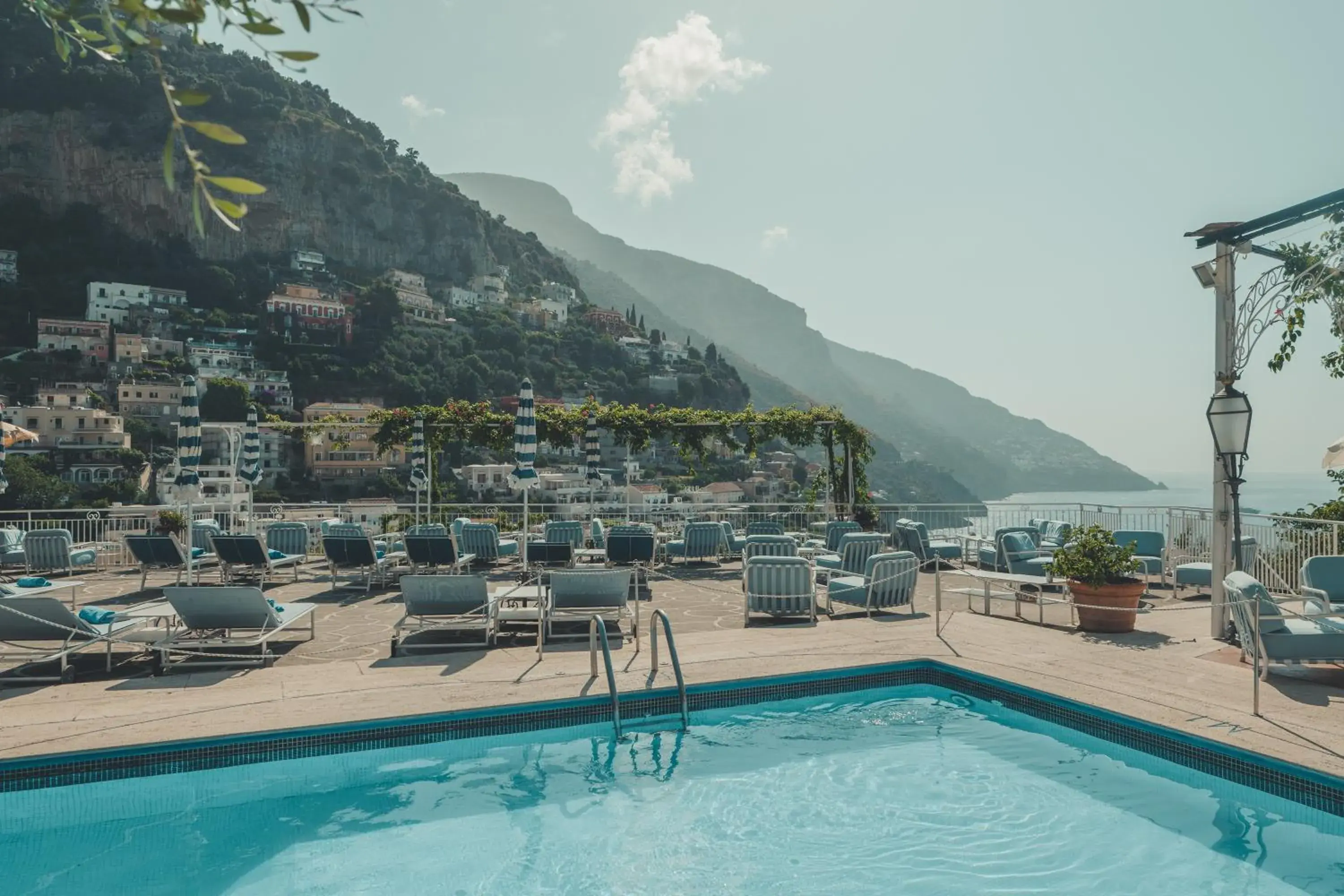 Summer, Swimming Pool in Hotel Poseidon